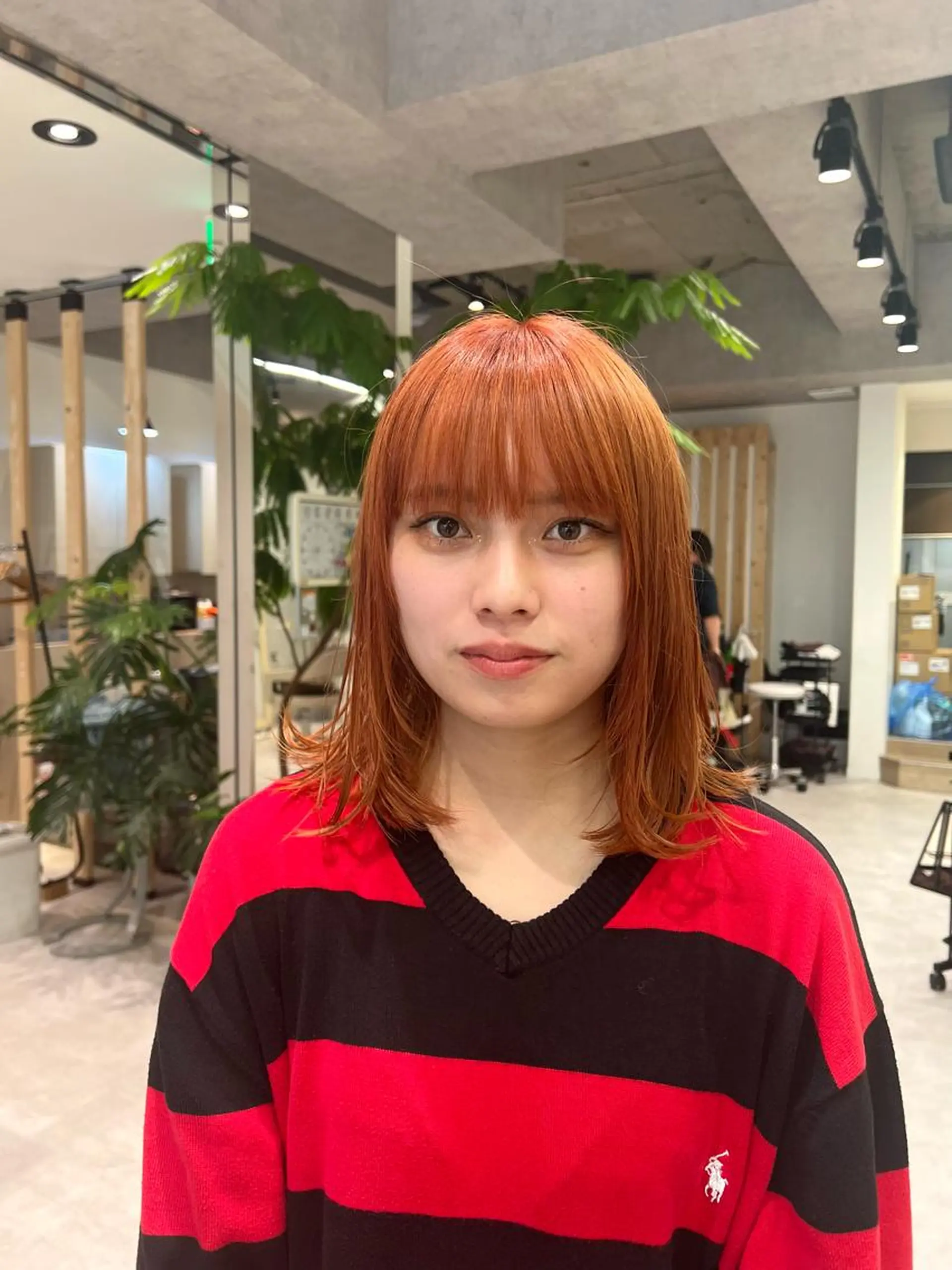 ミディアム カラー ヘアカラー トリートメント 🍀お悩み改善憧れの 美髪　小林風雅のヘアスタイル