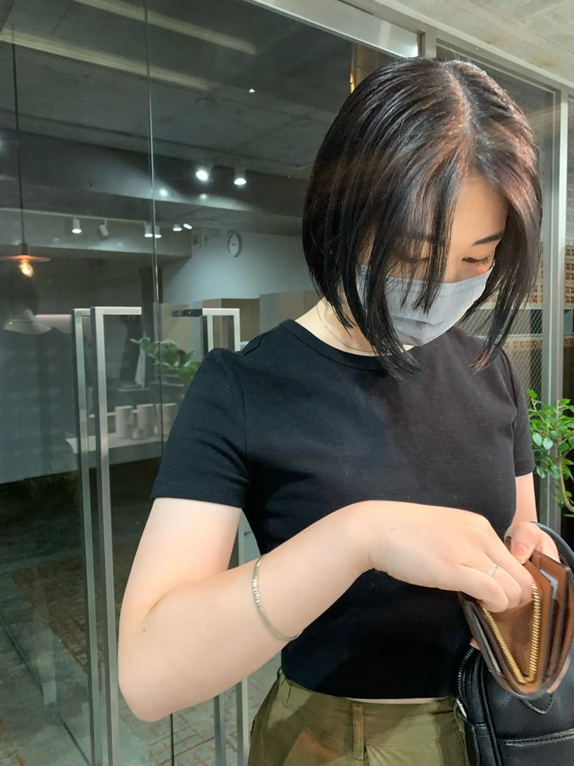 ショート カラー ボブパーマコテ巻き風 パーマNo1深江秀平のヘアスタイル