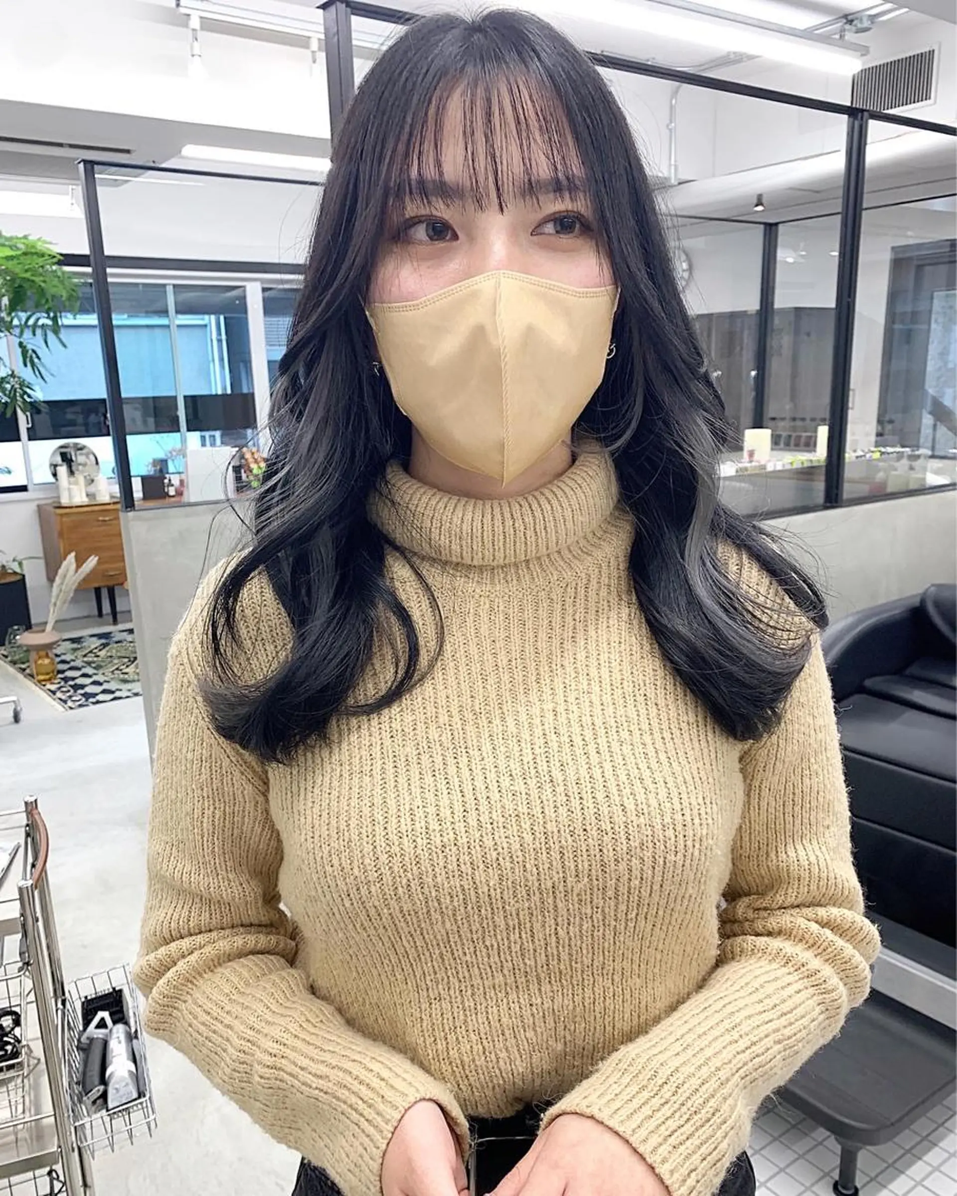 ロング カラー カット ヘアカラー トリートメント 樫原裕二/レイヤー カット/透明感カラーのヘアスタイル