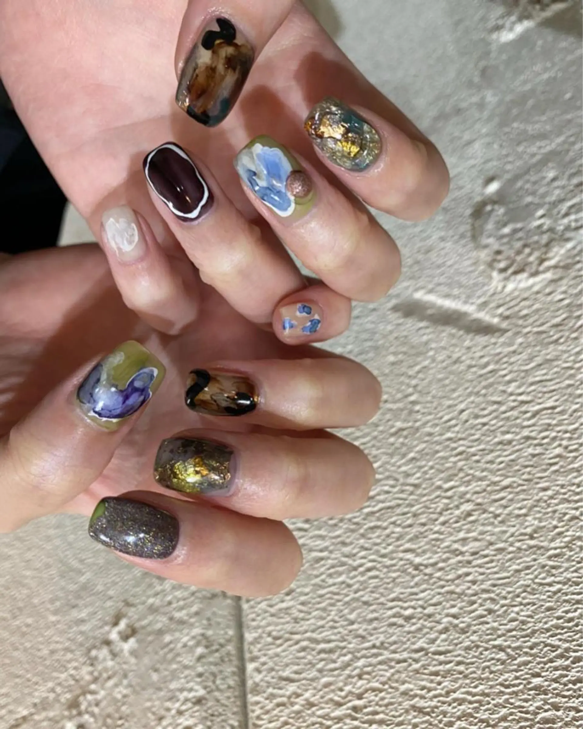 ネイル 持ち込み ハンドネイル 栗林 実莉のネイルデザイン