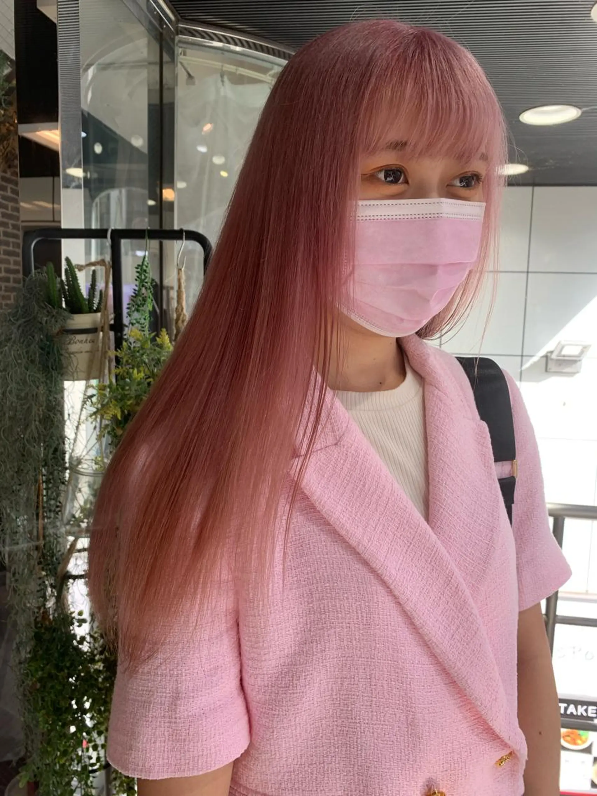 ロング カラー 💖デザインカラー/ タダ ハナカ💖のヘアスタイル