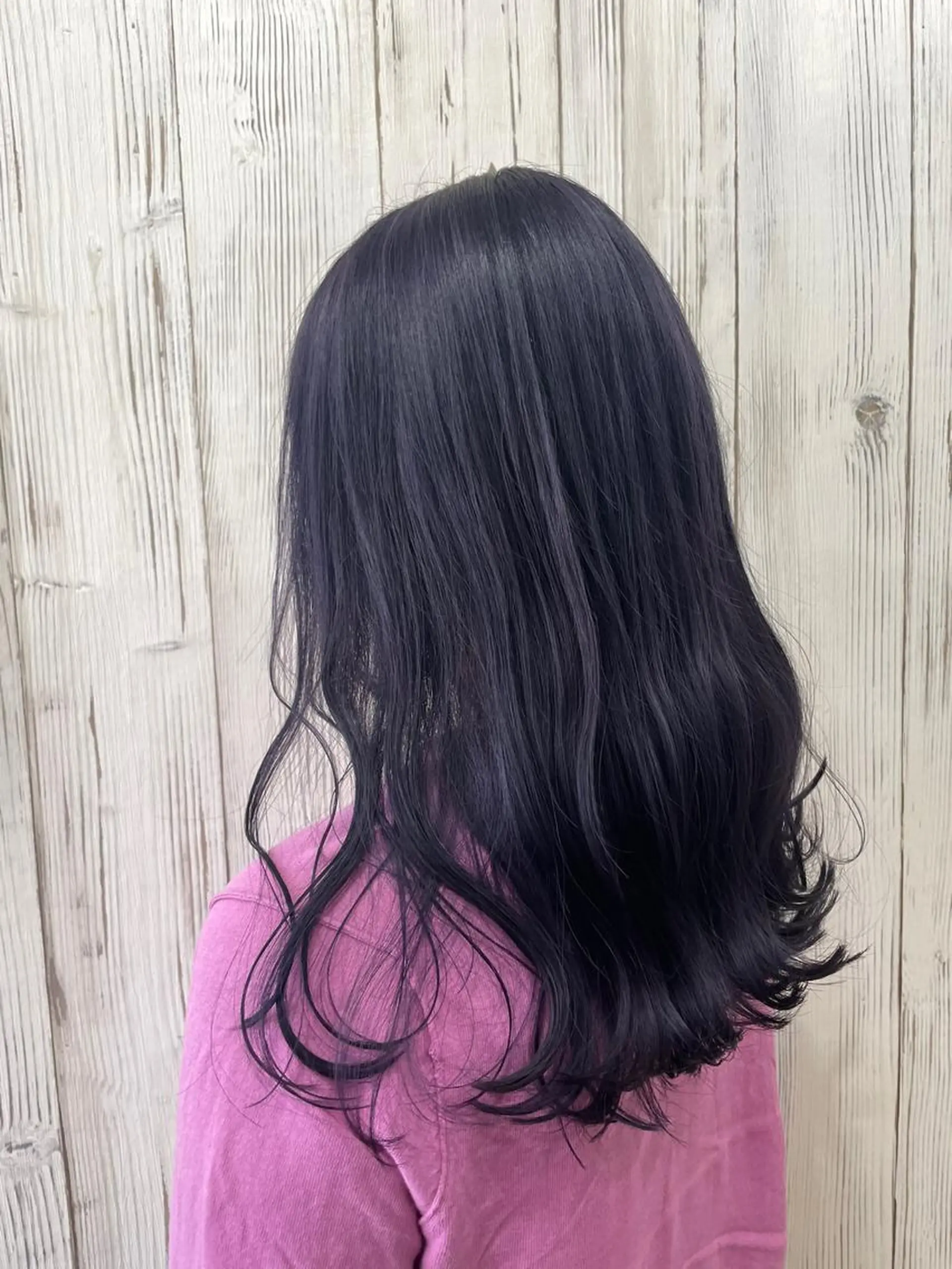 セミロング カラー ラベンダーカラー ラベンダーグレー ヘアカラー トリートメント Le/a谷町 野上幹太のヘアスタイル