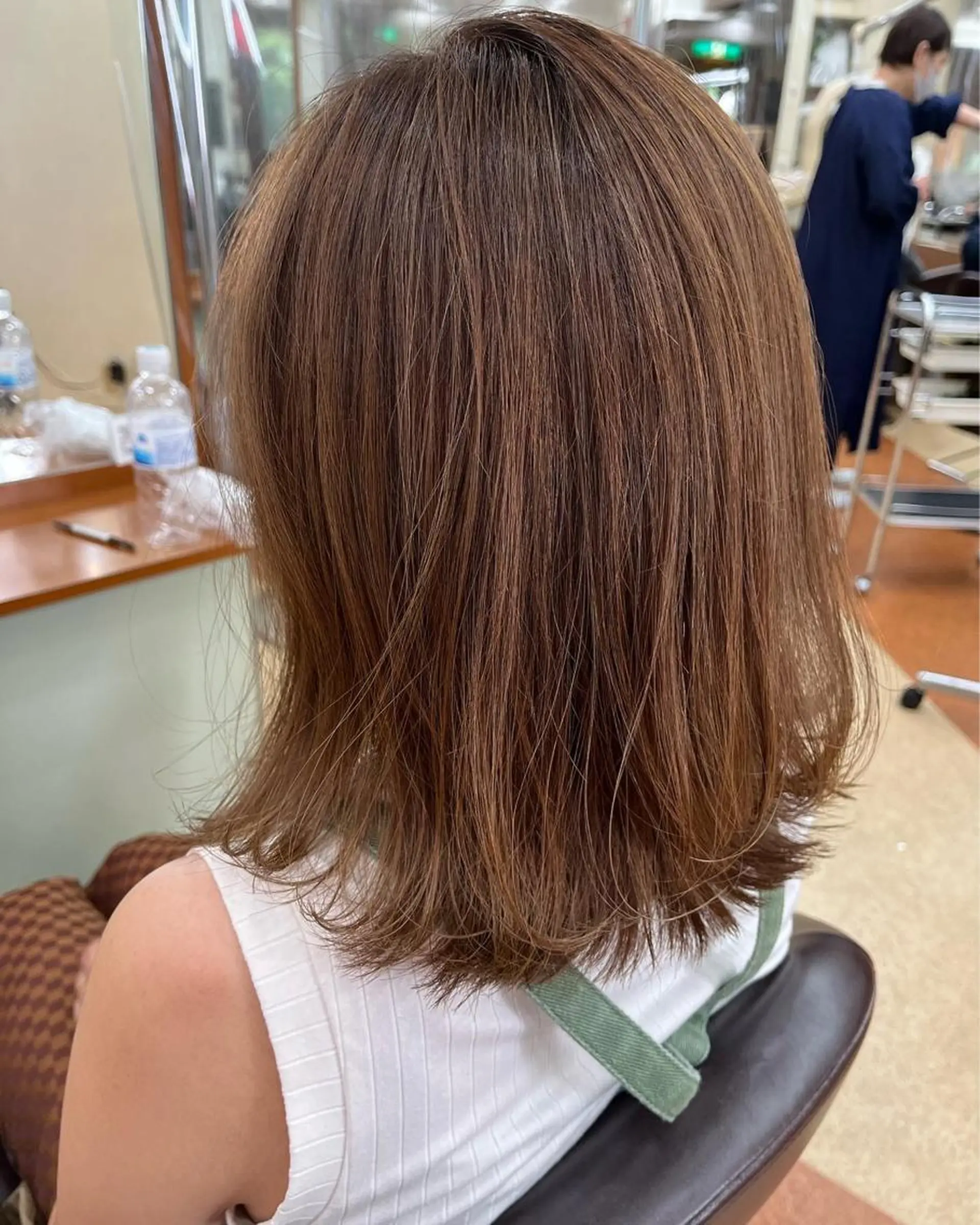 ミディアム カラー 【ニュアンスカラー・ 髪質改善】スズキカナのヘアスタイル