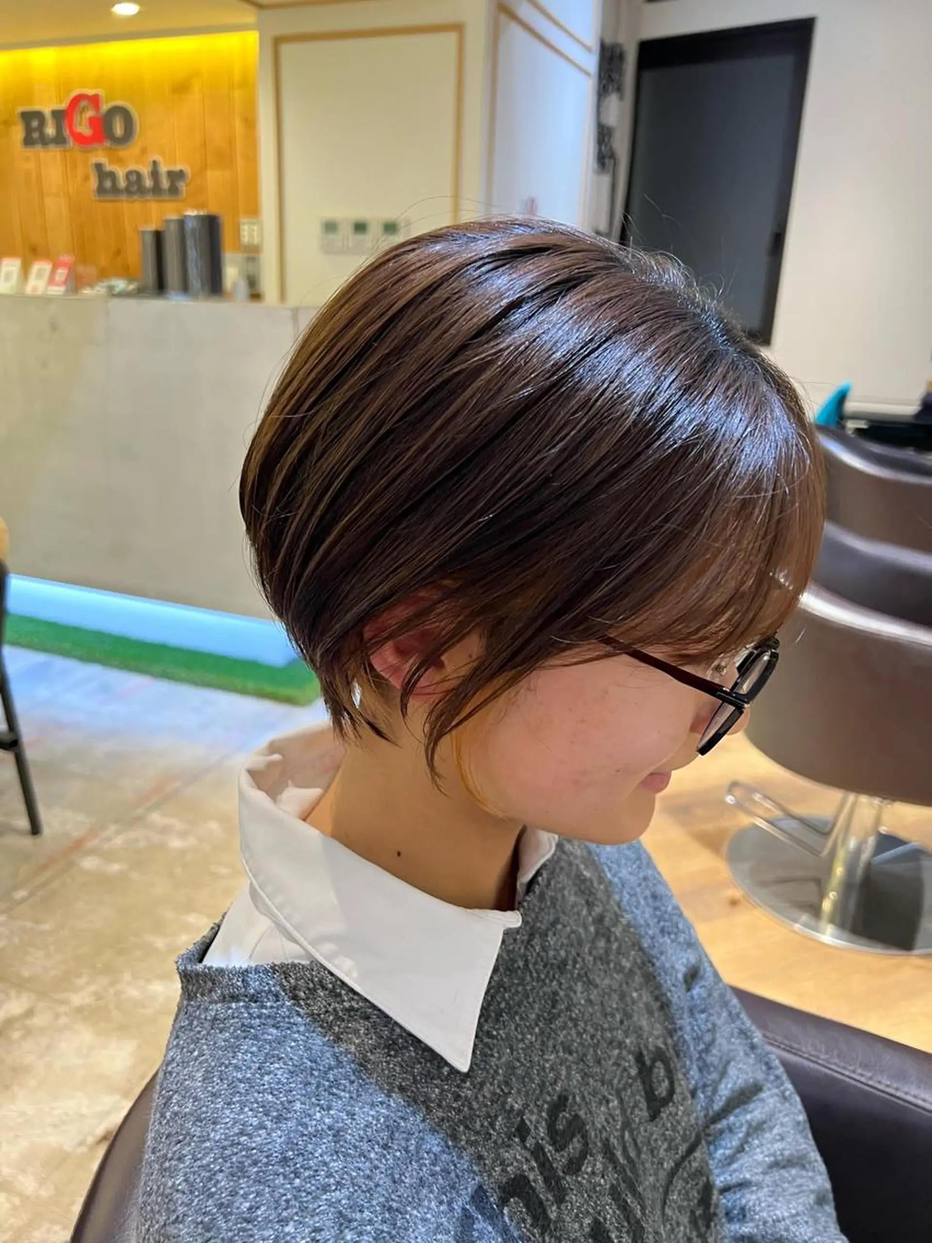 ショート トクシ ーのヘアスタイル