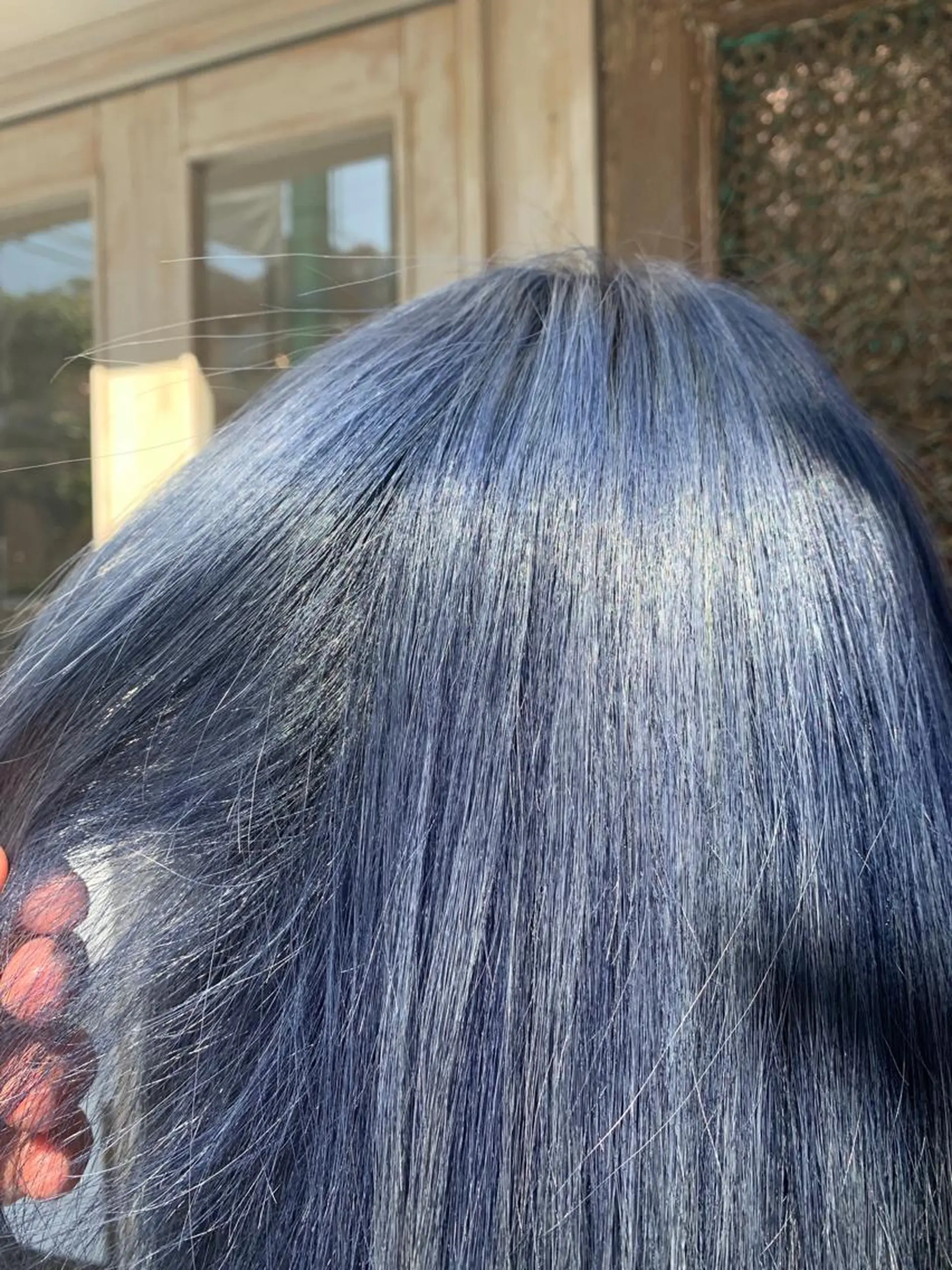 ミディアム カラー パーマ ヘアアレンジ メンズ ネイル マツエク・マツパ メンズハイトーン ブルーカラー ダブルカラー ハイトーンカラー ネイビーカラー カット ヘアカラー トリートメント Sia中野新橋 『JUNYA』のヘアスタイル