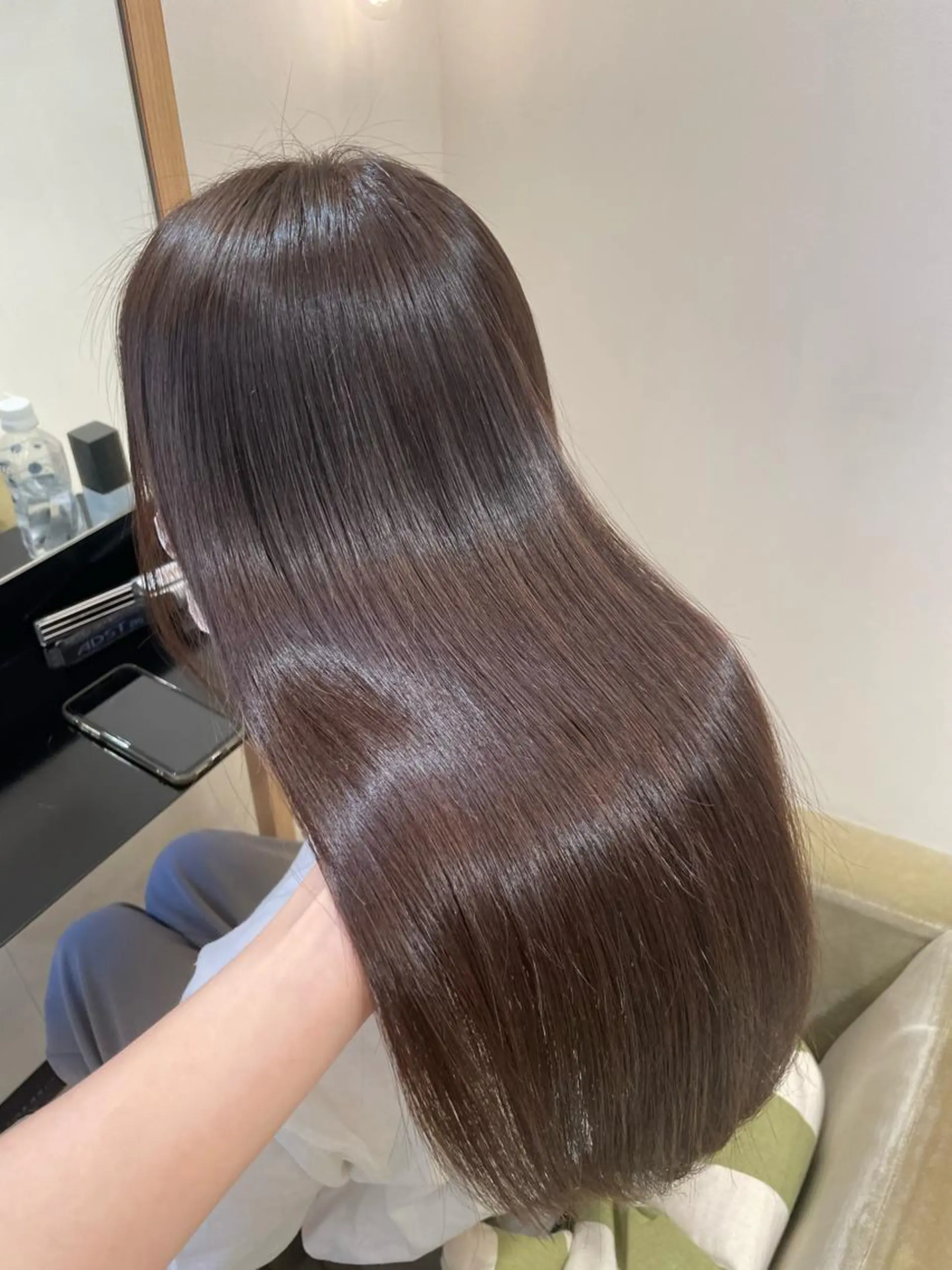 ロング 縮毛矯正 カット 縮毛矯正 fumi 韓国hairのヘアスタイル