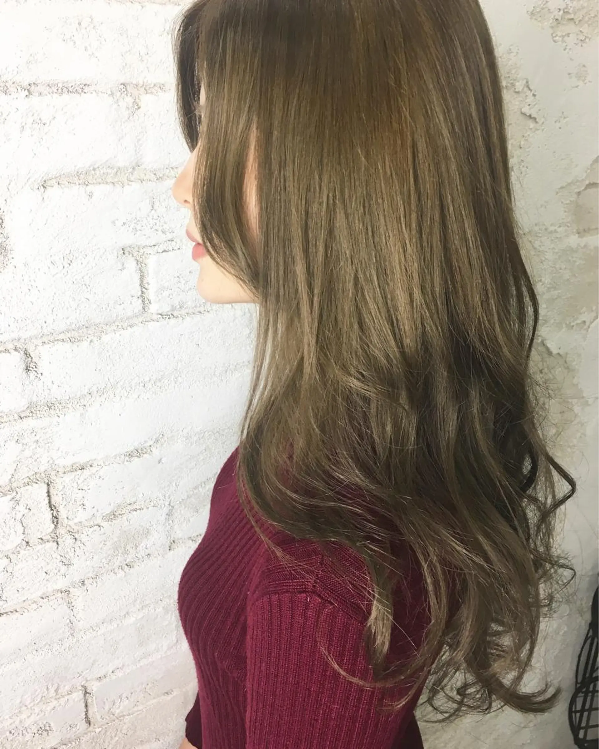 ロング カラー ダブルカラー boutique misakiのヘアスタイル