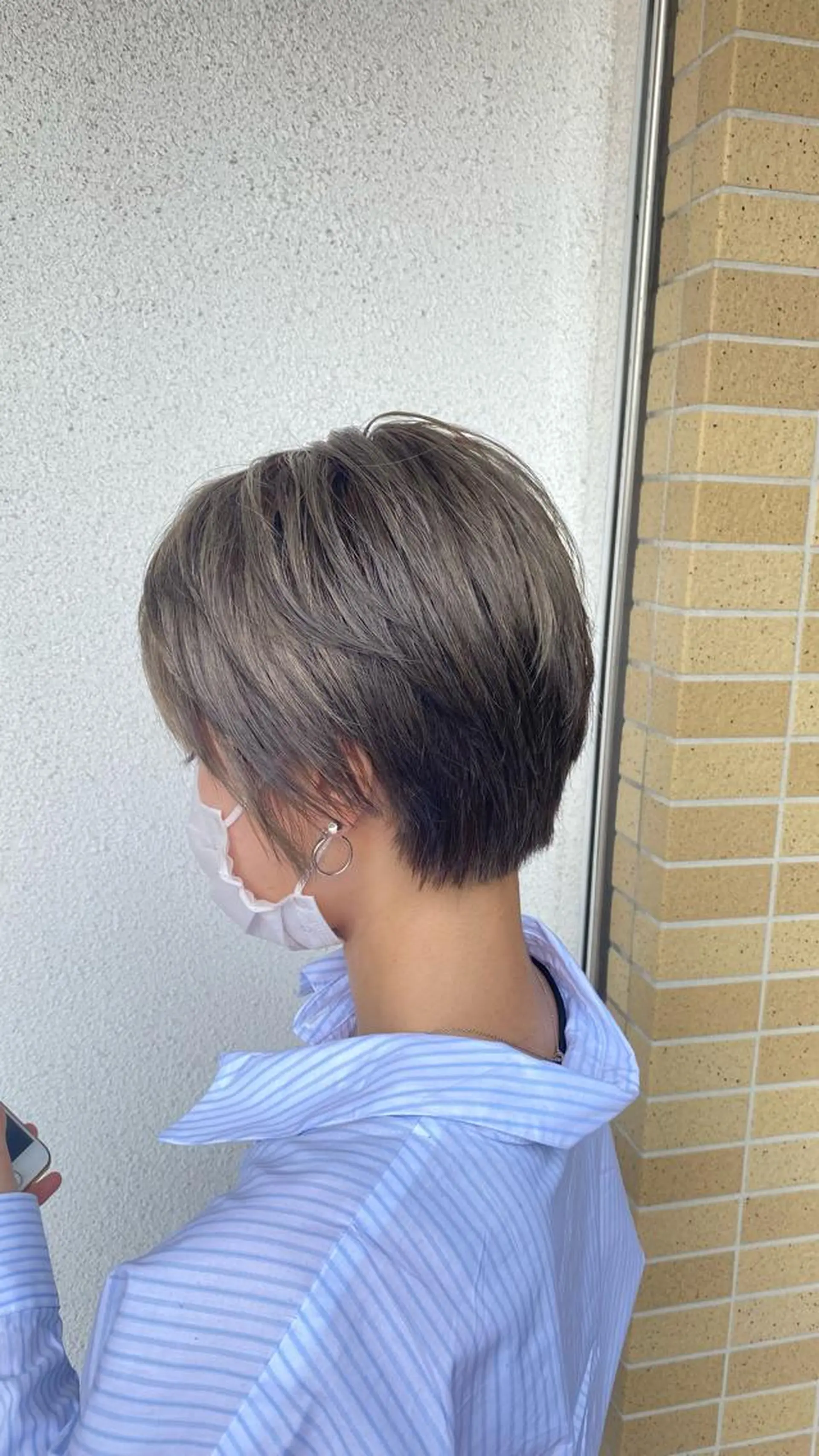 ショート カラー マツエク・マツパ グレージュ ハイトーンカラー シルバー ショートヘア カット ヘアカラー トリートメント bal ミナのその他イメージ