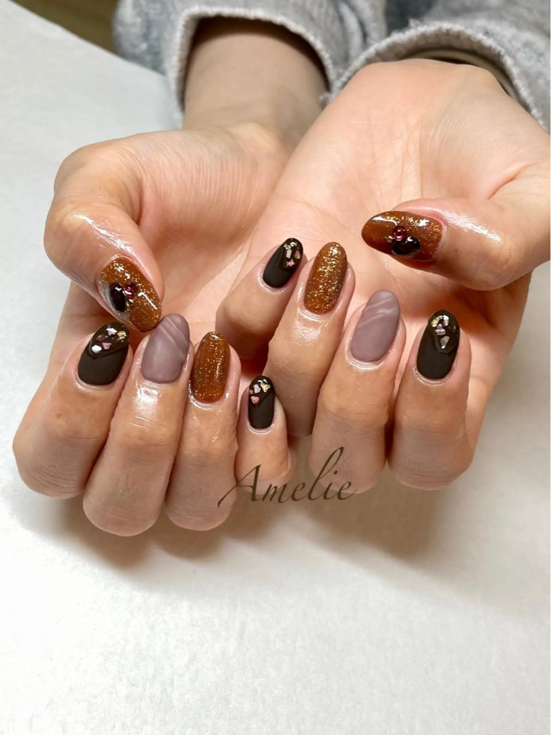 ネイル ジェルネイル パラジェル yo koのネイルデザイン