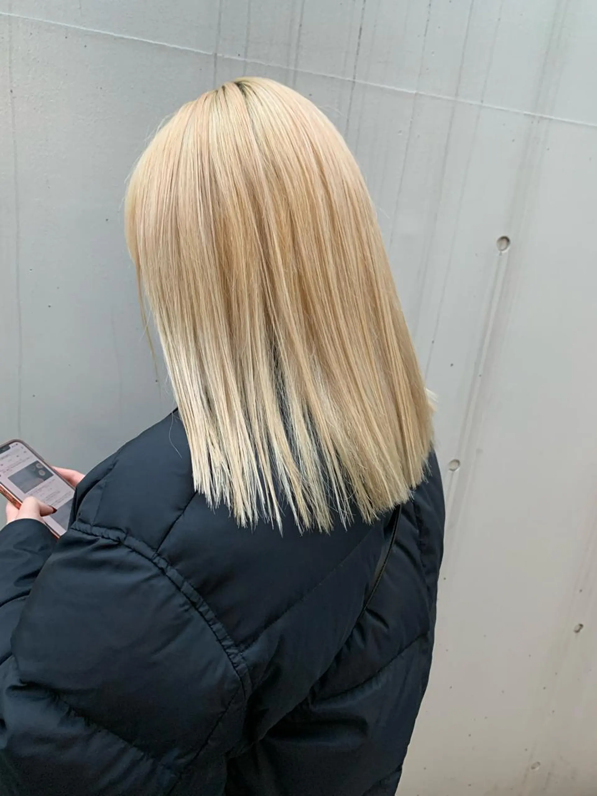 セミロング カラー ブロンド ヘアカラー トリートメント 垢抜けヘア♡柔らかい カラー/mihoのヘアスタイル