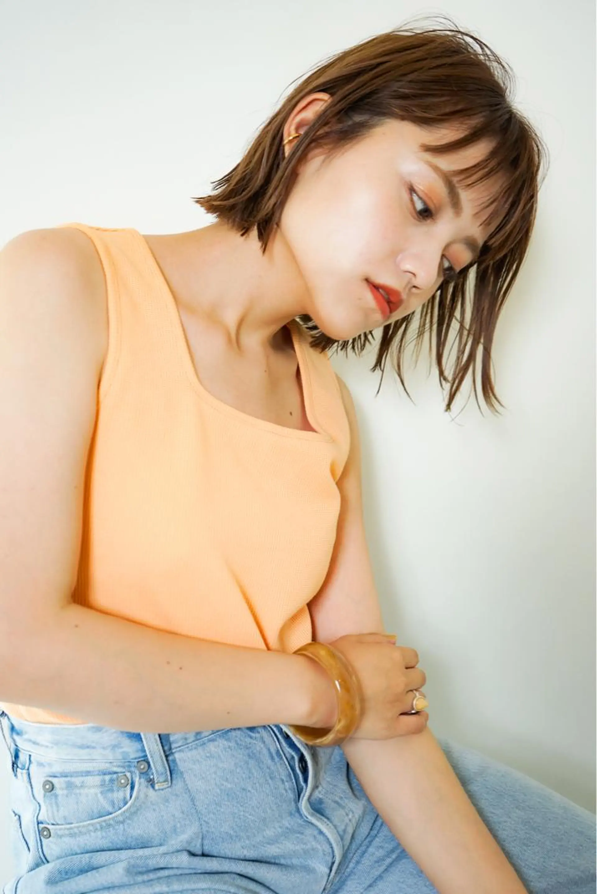 ミディアム Neolive caffのヘアスタイル