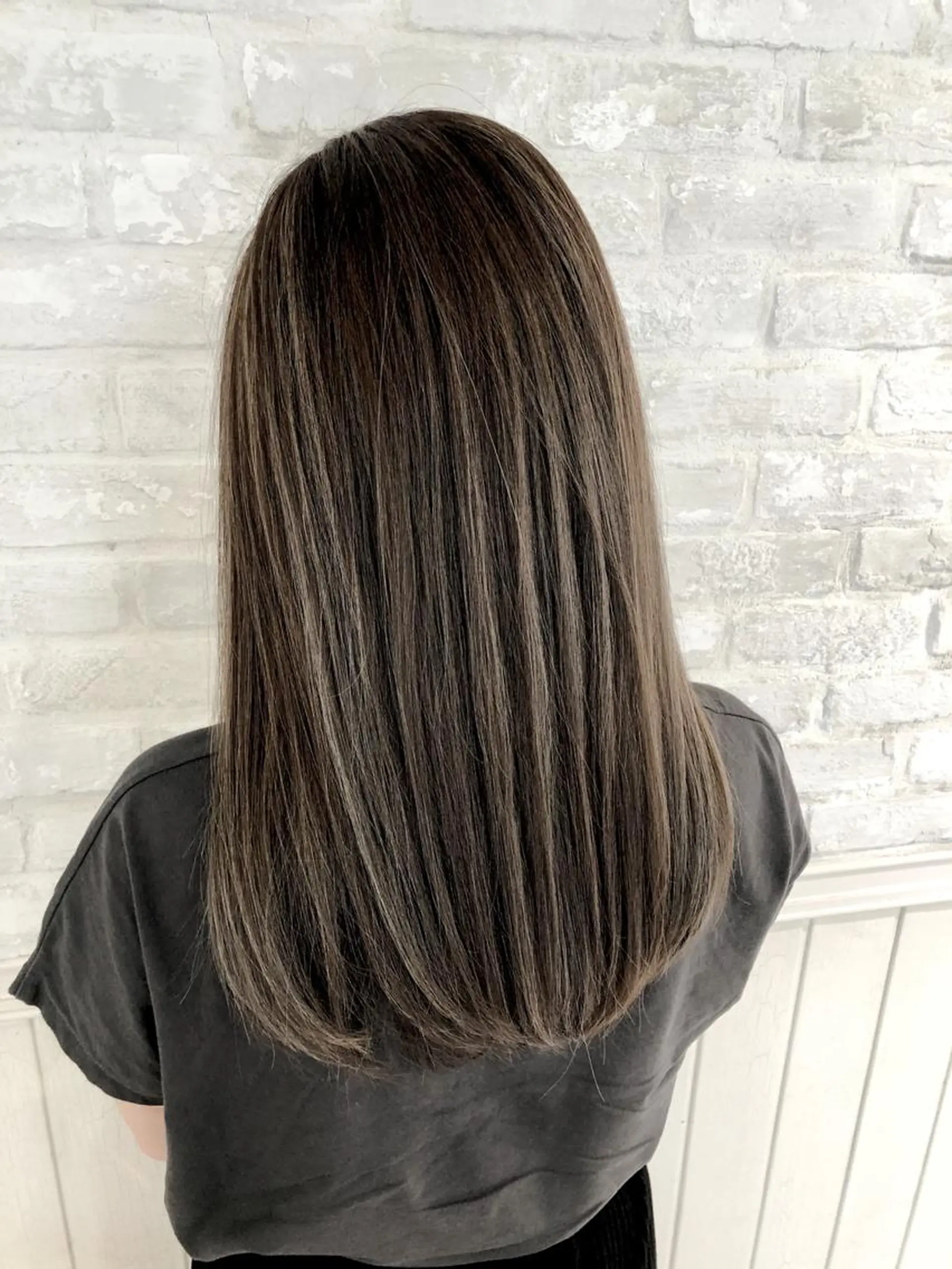 セミロング 白井 秀太郎のヘアスタイル