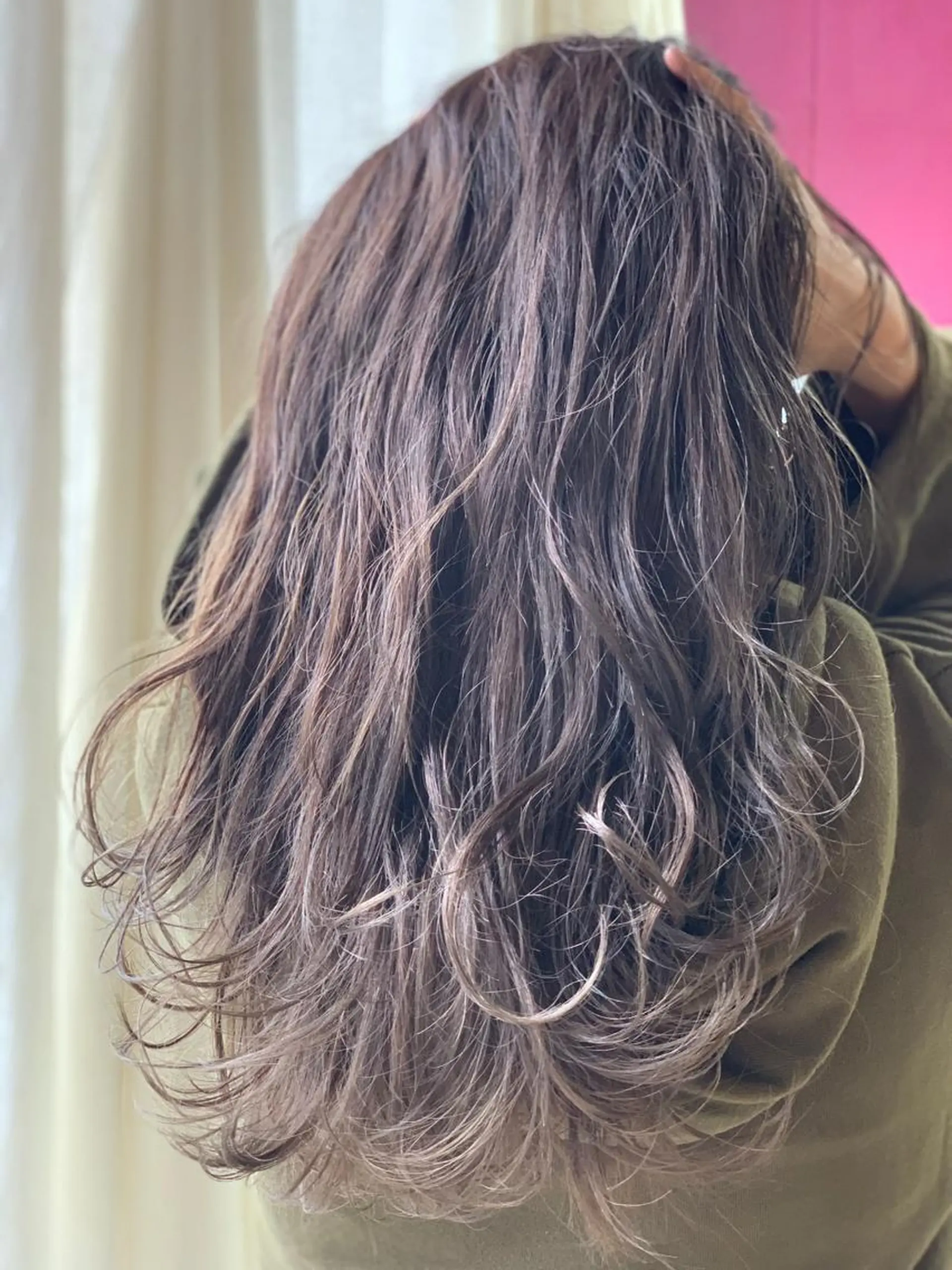 ロング カラー 宮嶋 勇輔のヘアスタイル