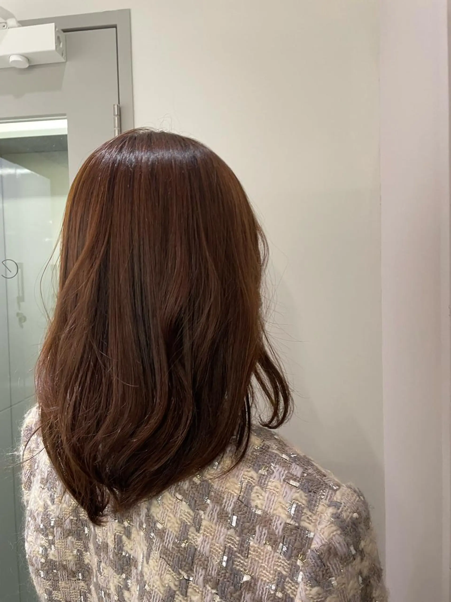 ミディアム 髪質改善 トリートメント 安達 萌花のヘアスタイル