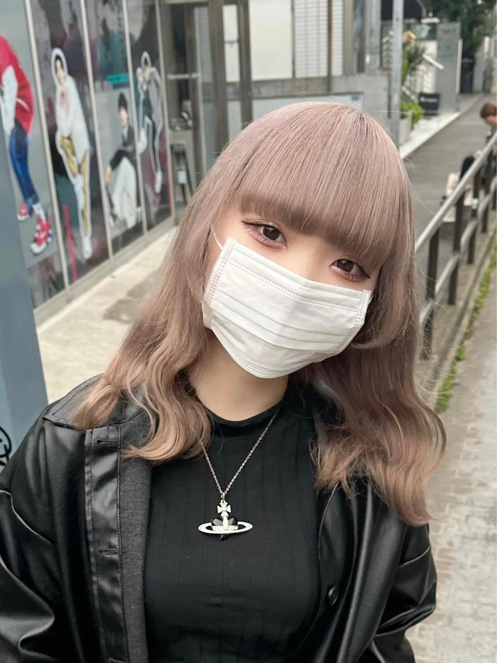 ミディアム カラー ヘアアレンジ ヘアカラー トリートメント ヘッドスパ ヘアセット 柔らかカラー/ レイヤーYUTO🧋のヘアスタイル