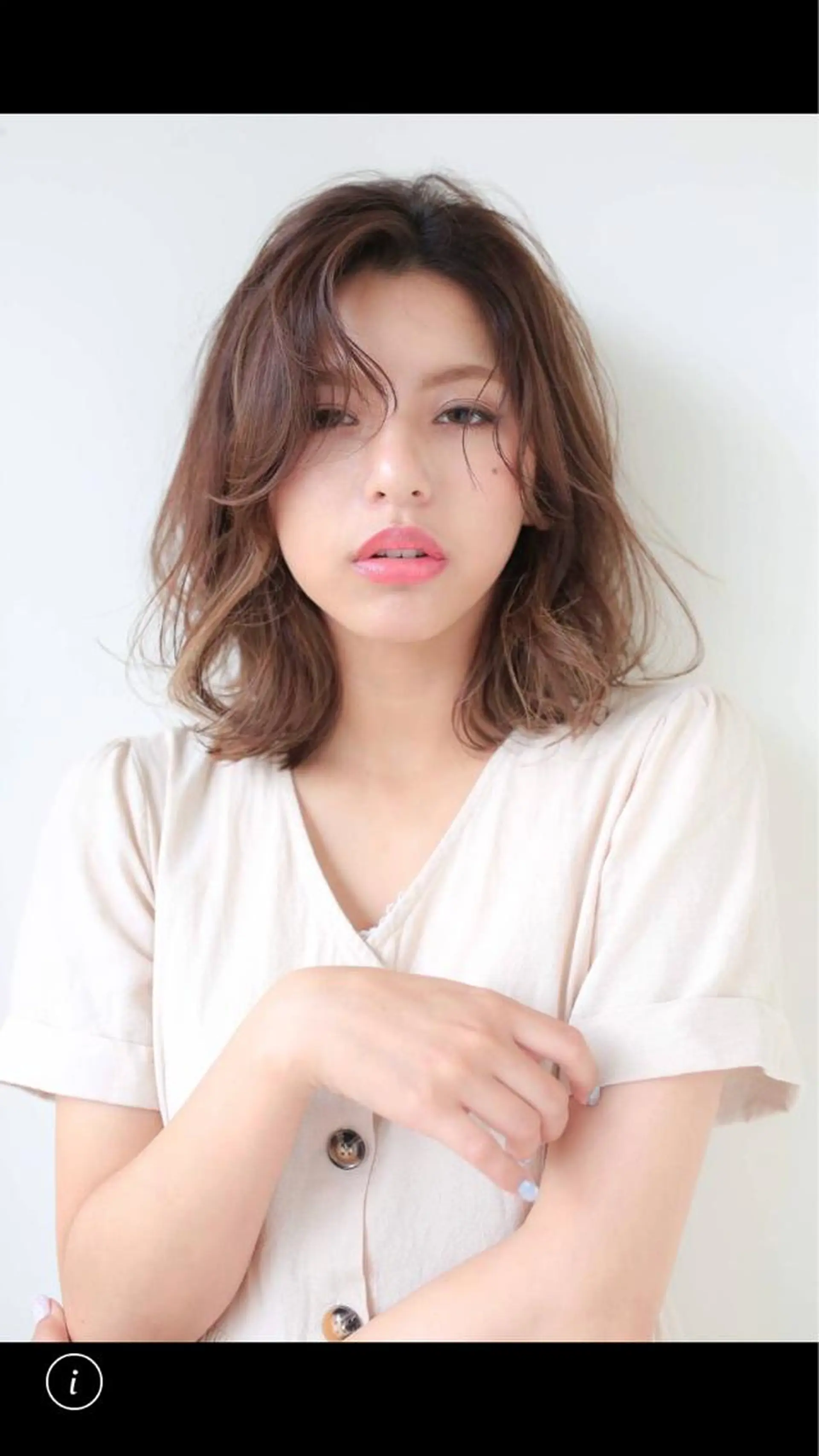 ミディアム パーマ 髪質改善ケア特化 石田のヘアスタイル