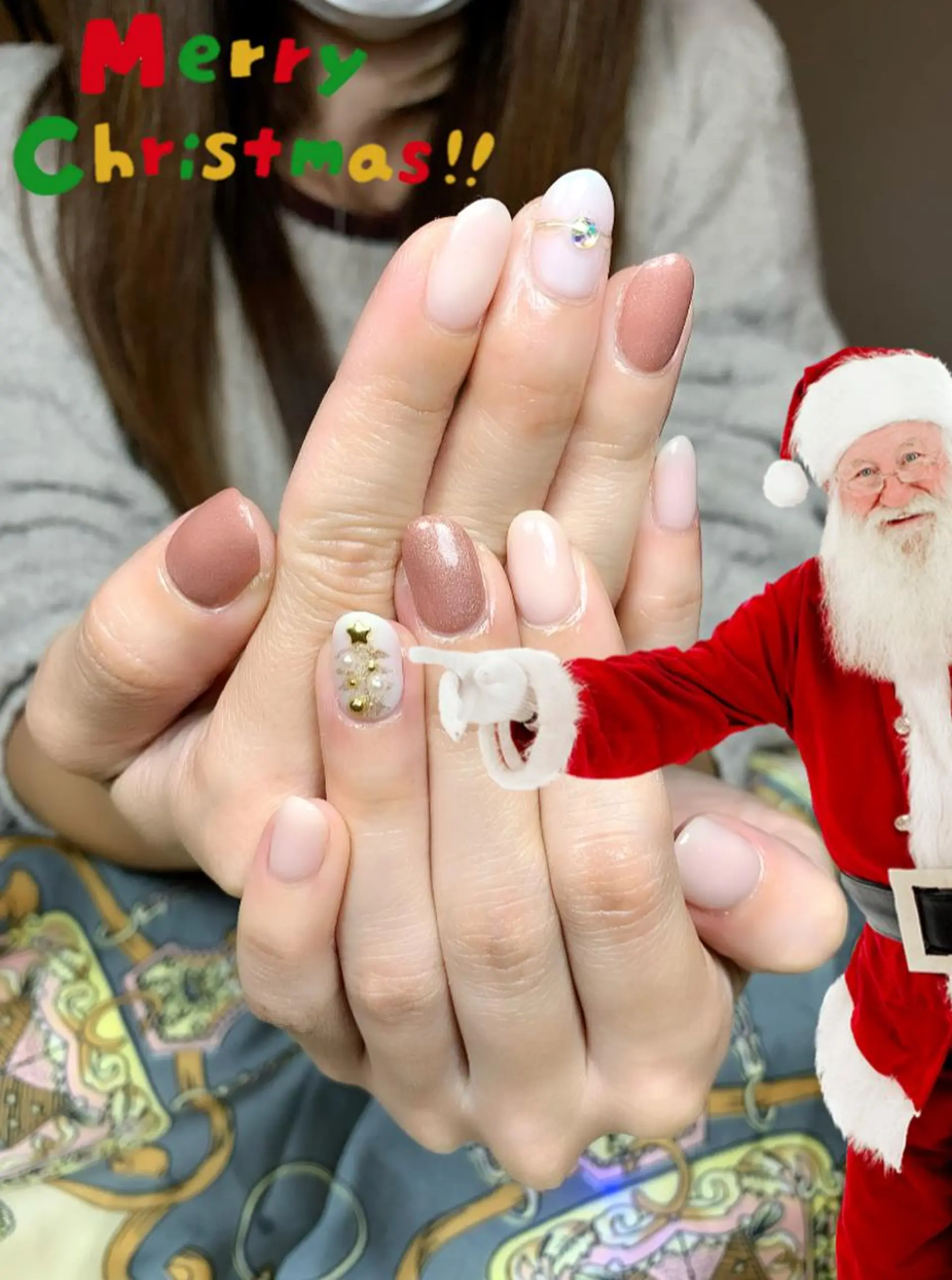 ネイル 冬ネイル クリスマス R.N アールドットエヌのネイルデザイン