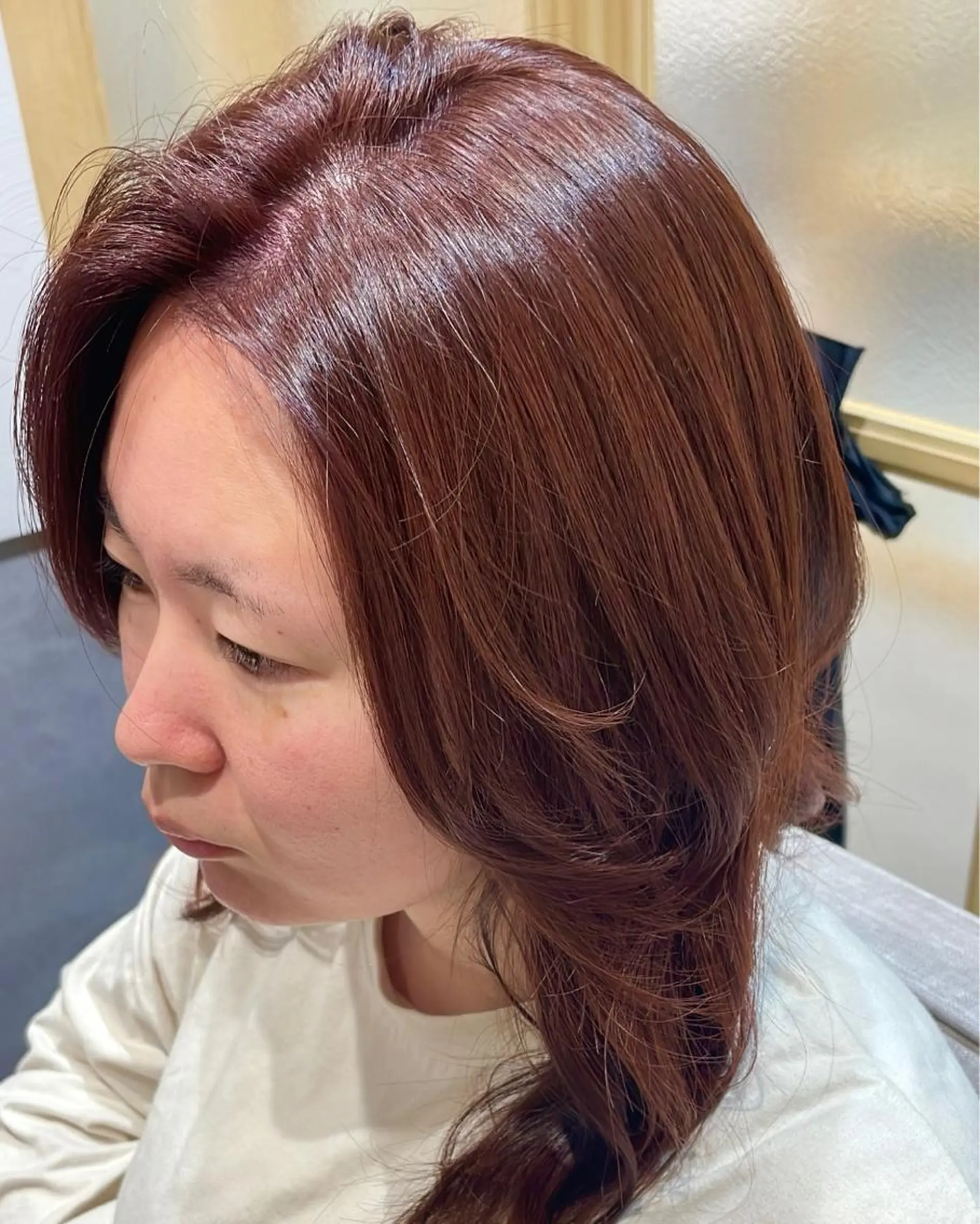 ミディアム カラー 札幌 ヘアアレンジ 🍎 タナカセリナのヘアスタイル