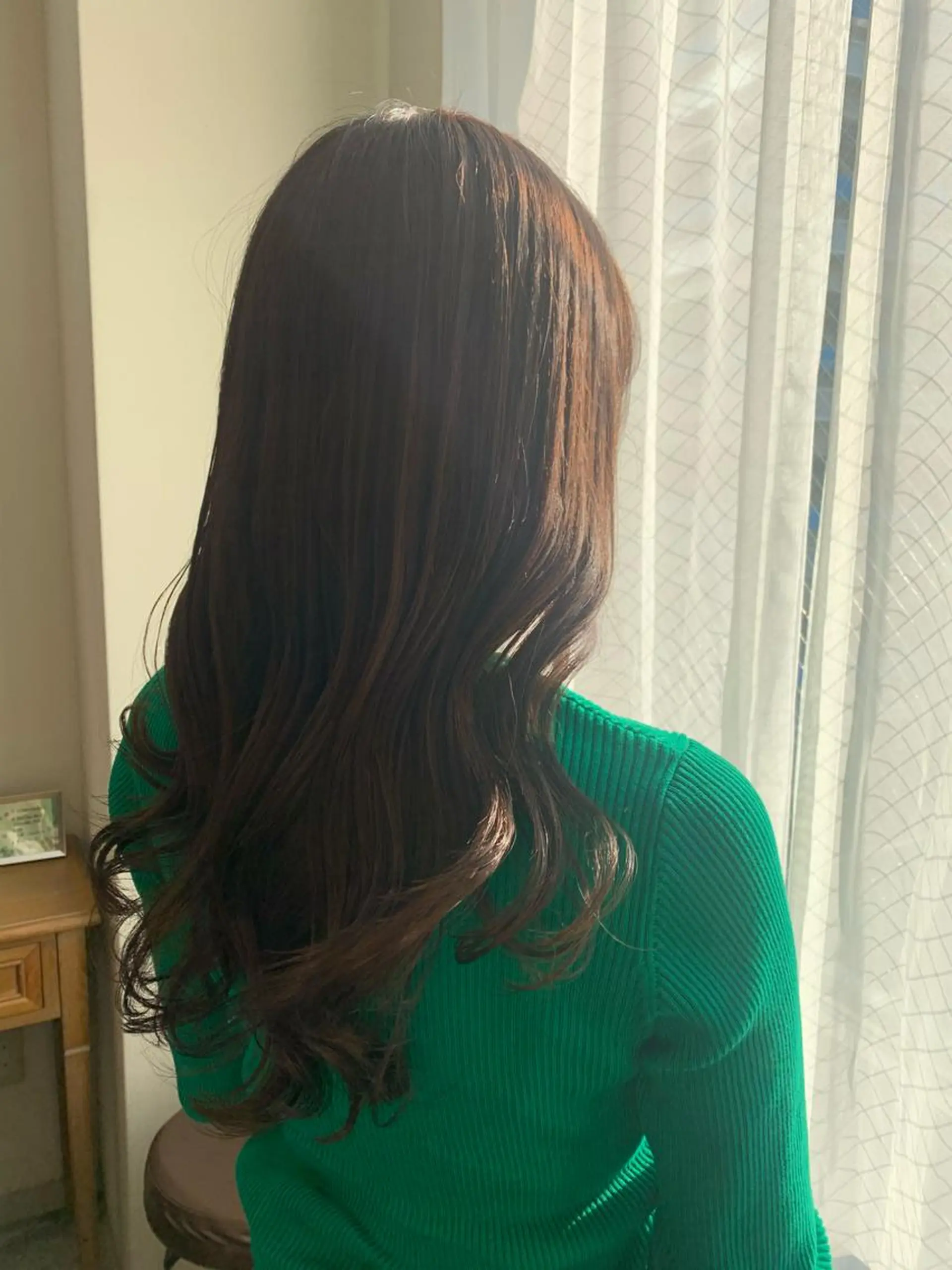 ロング カラー 韓国風ヘア 韓国🇰🇷髪質改善 Chisaki치사키のヘアスタイル