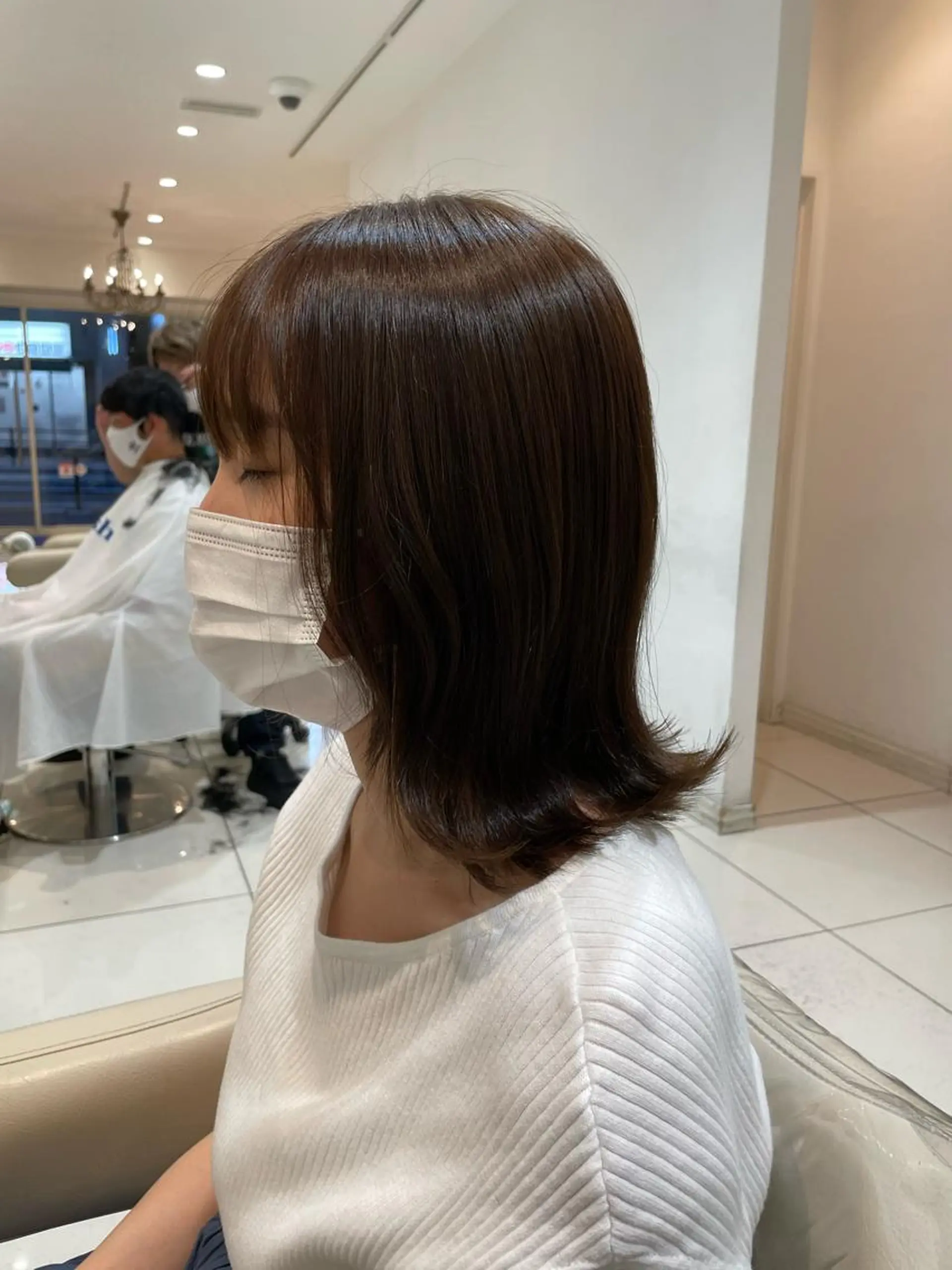 セミロング カラー イルミナカラー ユ カの眉毛・アイブロウイメージ