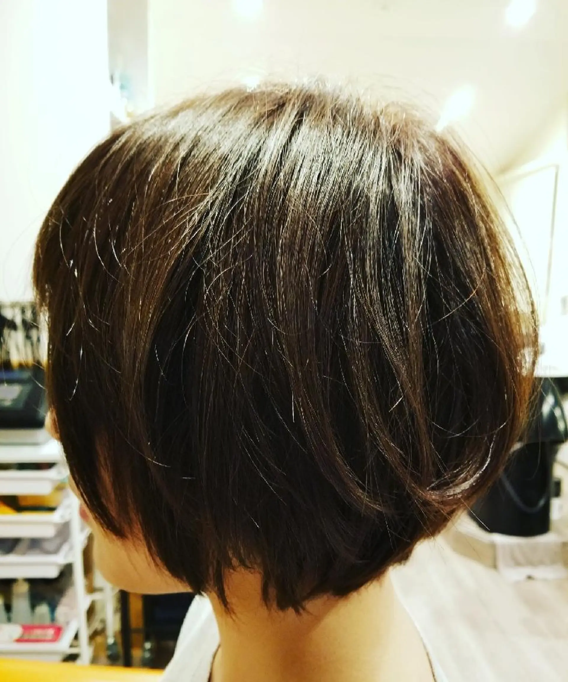ショート パープルカラー spa hair  ark 富井直美のヘアスタイル