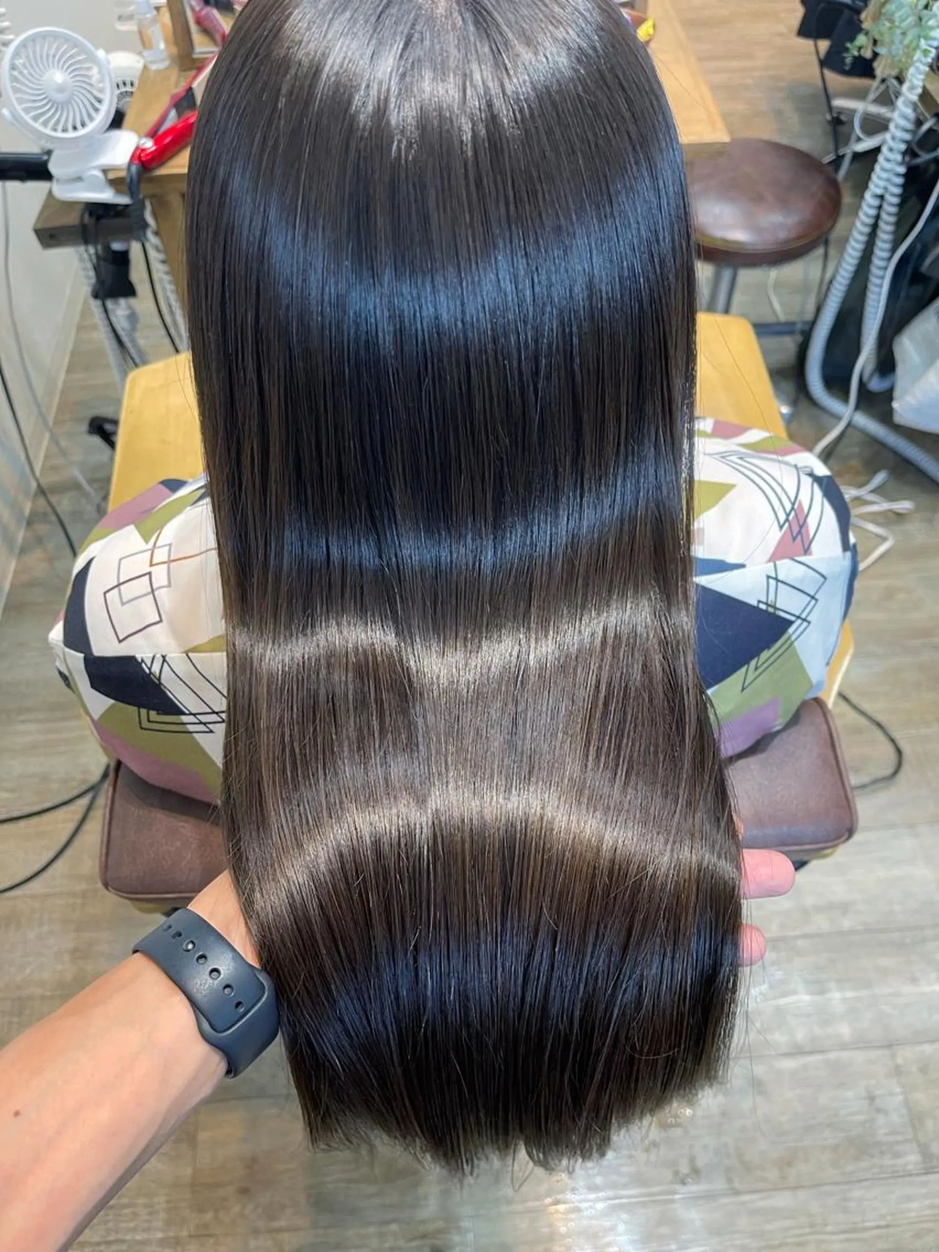 セミロング カラー 巻ける縮毛矯正✨ 木下晴一朗✨のヘアスタイル