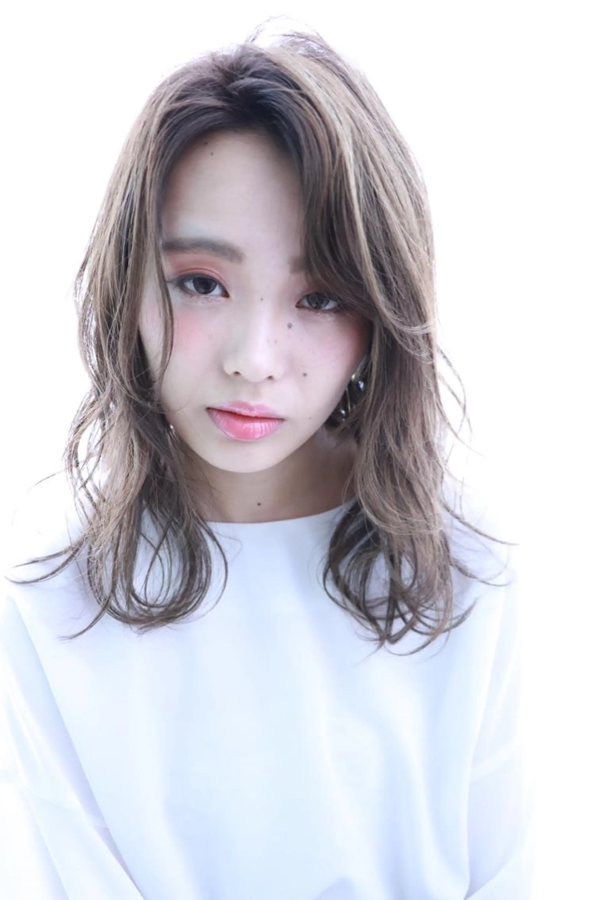 ミディアム カラー ヘアアレンジ エクステの神様 ▫️原島ユウヤ▫️のヘアスタイル