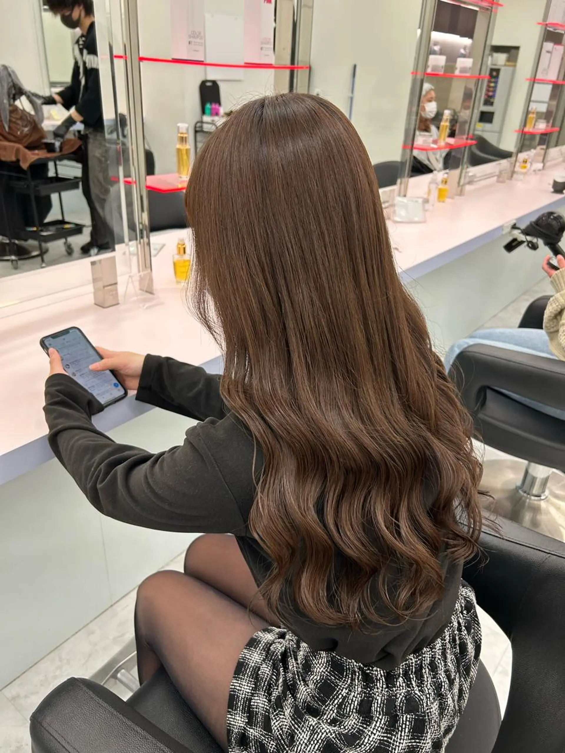 ロング カラー 💗爆美女製造機💗 ハイトーン-髪質改善のヘアスタイル