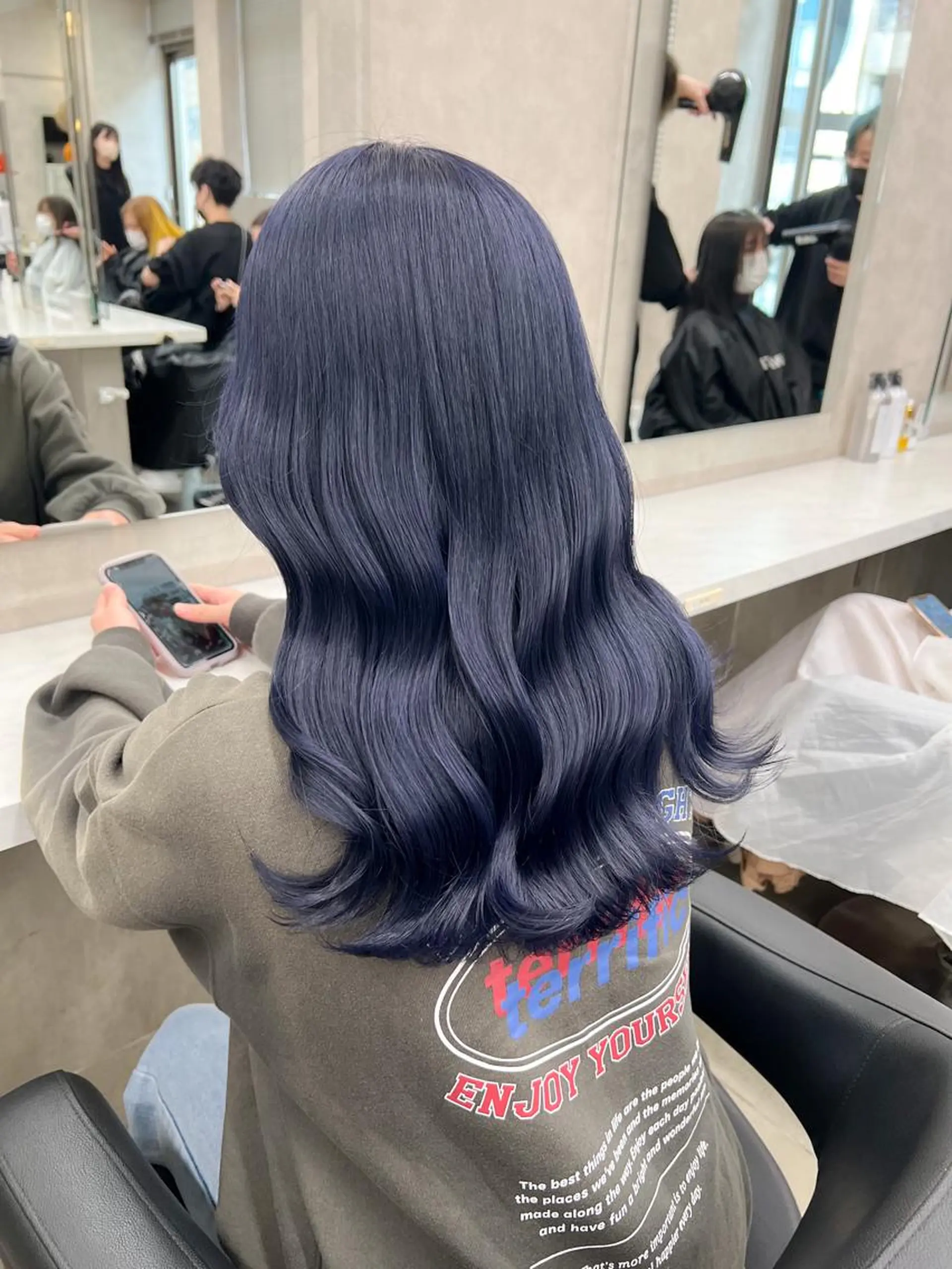 カラー ヘアアレンジ 🩵 JURI🩵のヘアスタイル