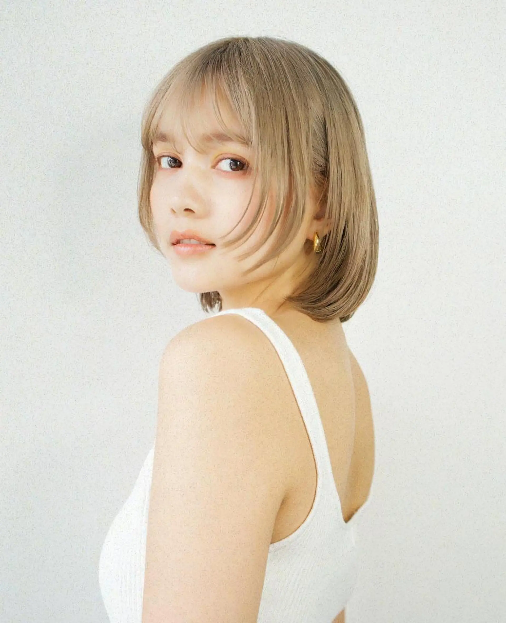 ショート カット ヘアカラー トリートメント ハッシュカット 韓国レイヤー 原宿のヘアスタイル