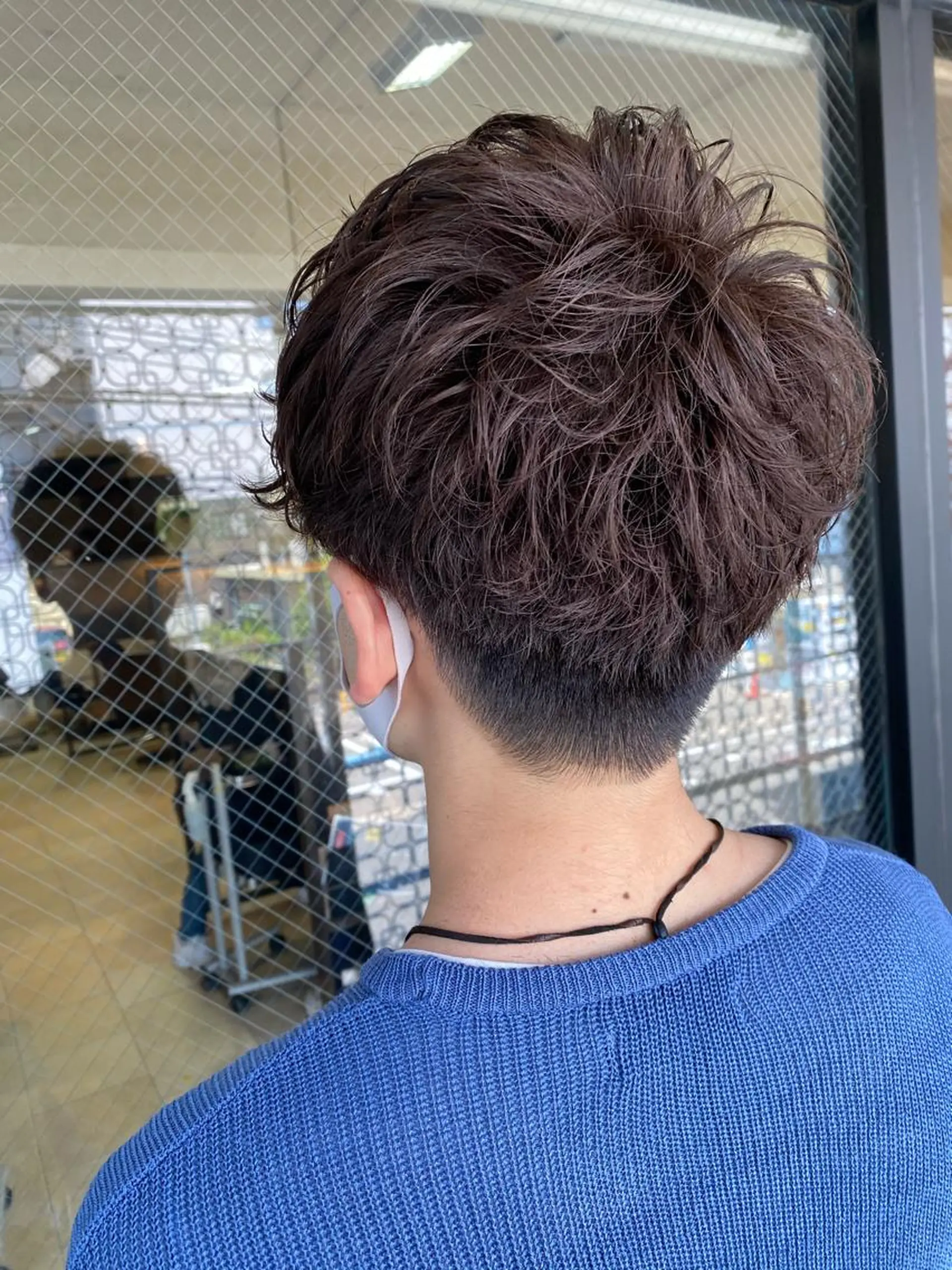 メンズ メンズパーマ カット パーマ 進 詩織のヘアスタイル