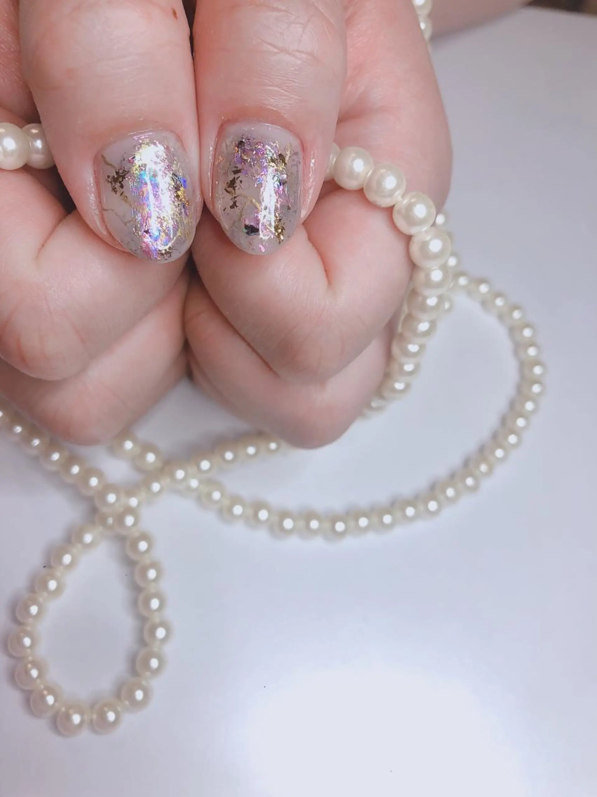 ミディアム ネイル 長さ出し専門 nynaのネイルデザイン