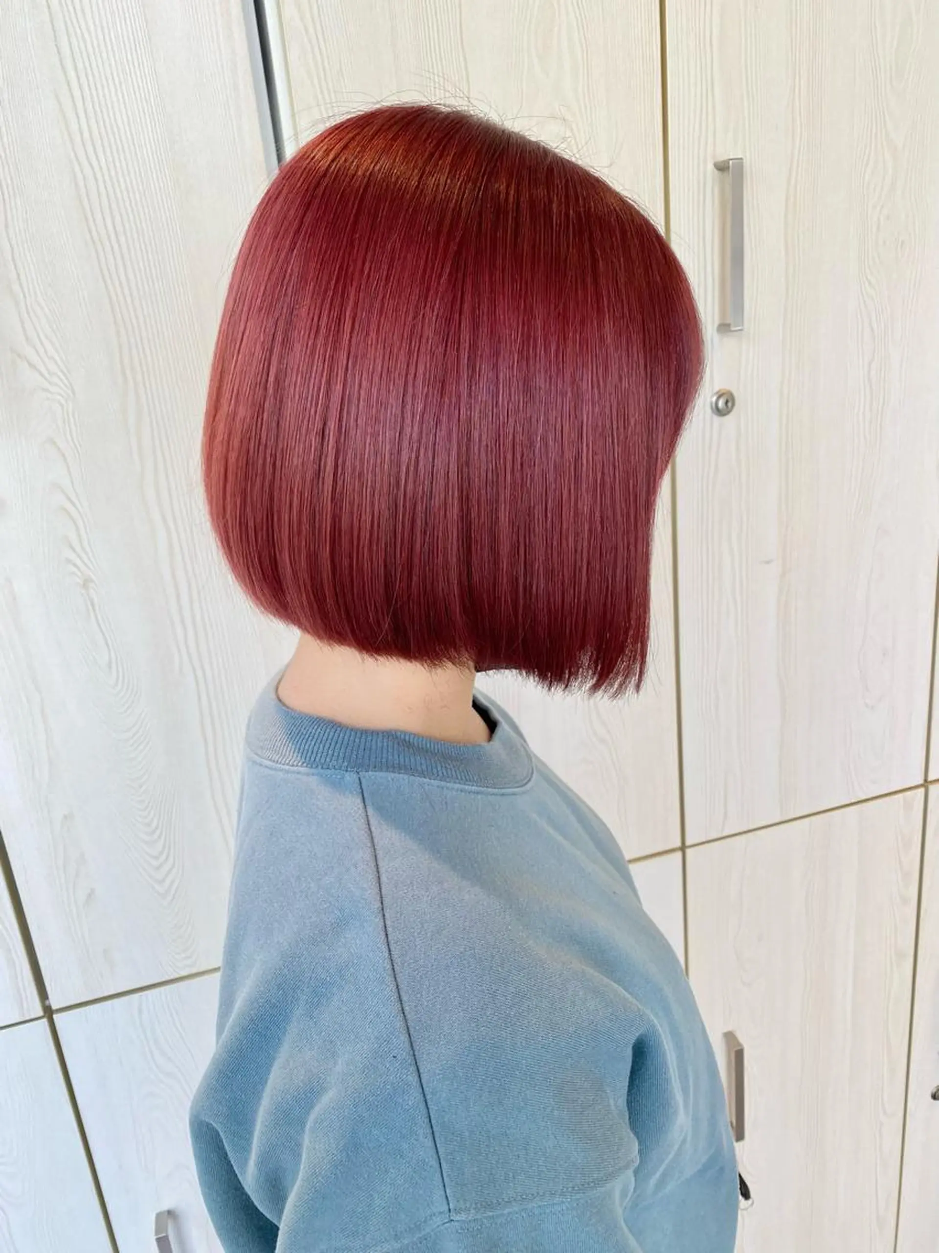 ショート カラー レッドカラー カット ヘアカラー トリートメント ハイトーン×似合わせ 🌱中川慎之介のヘアスタイル