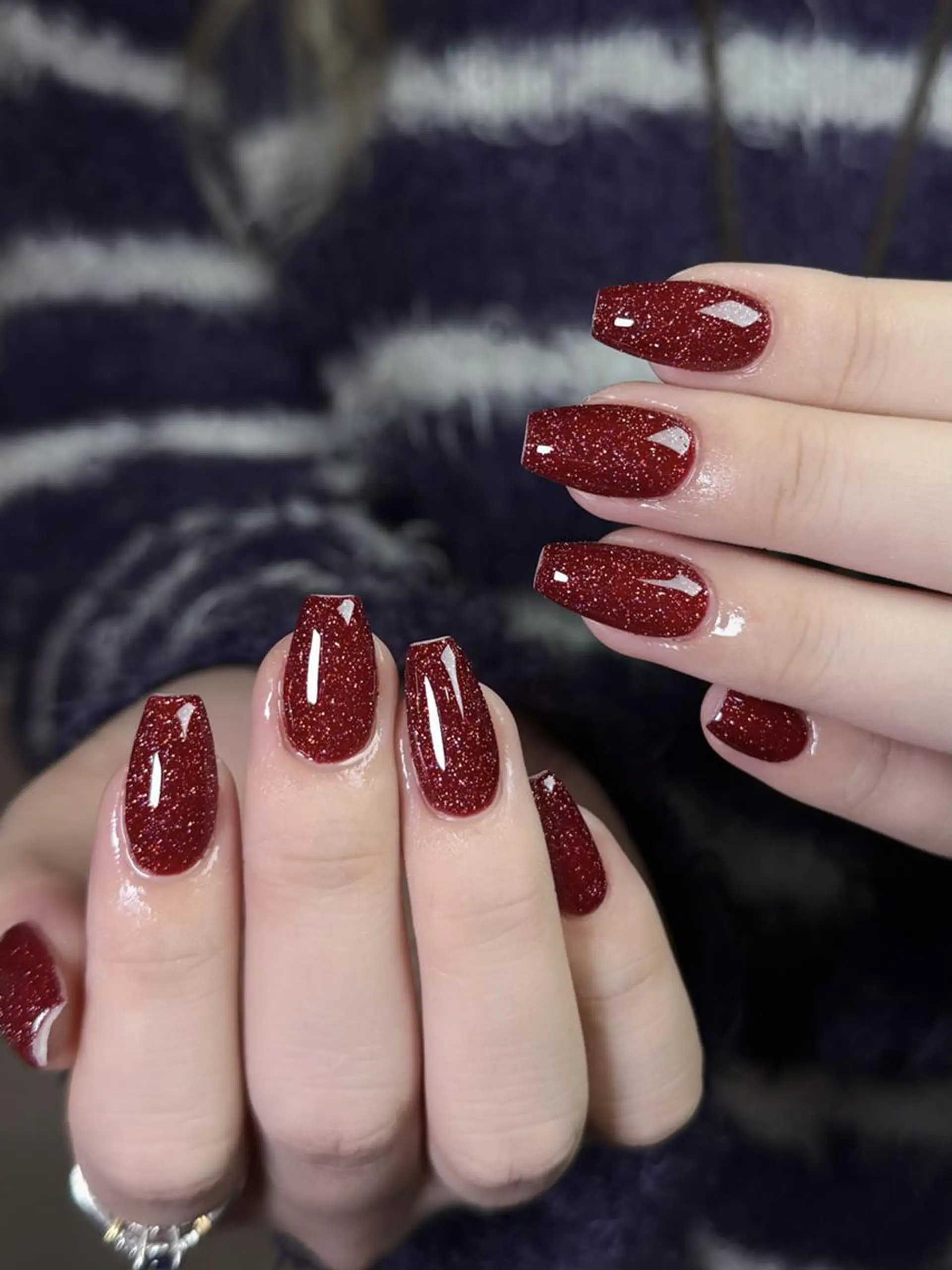 ネイル ハンドネイル Dark Honey Susuのネイルデザイン