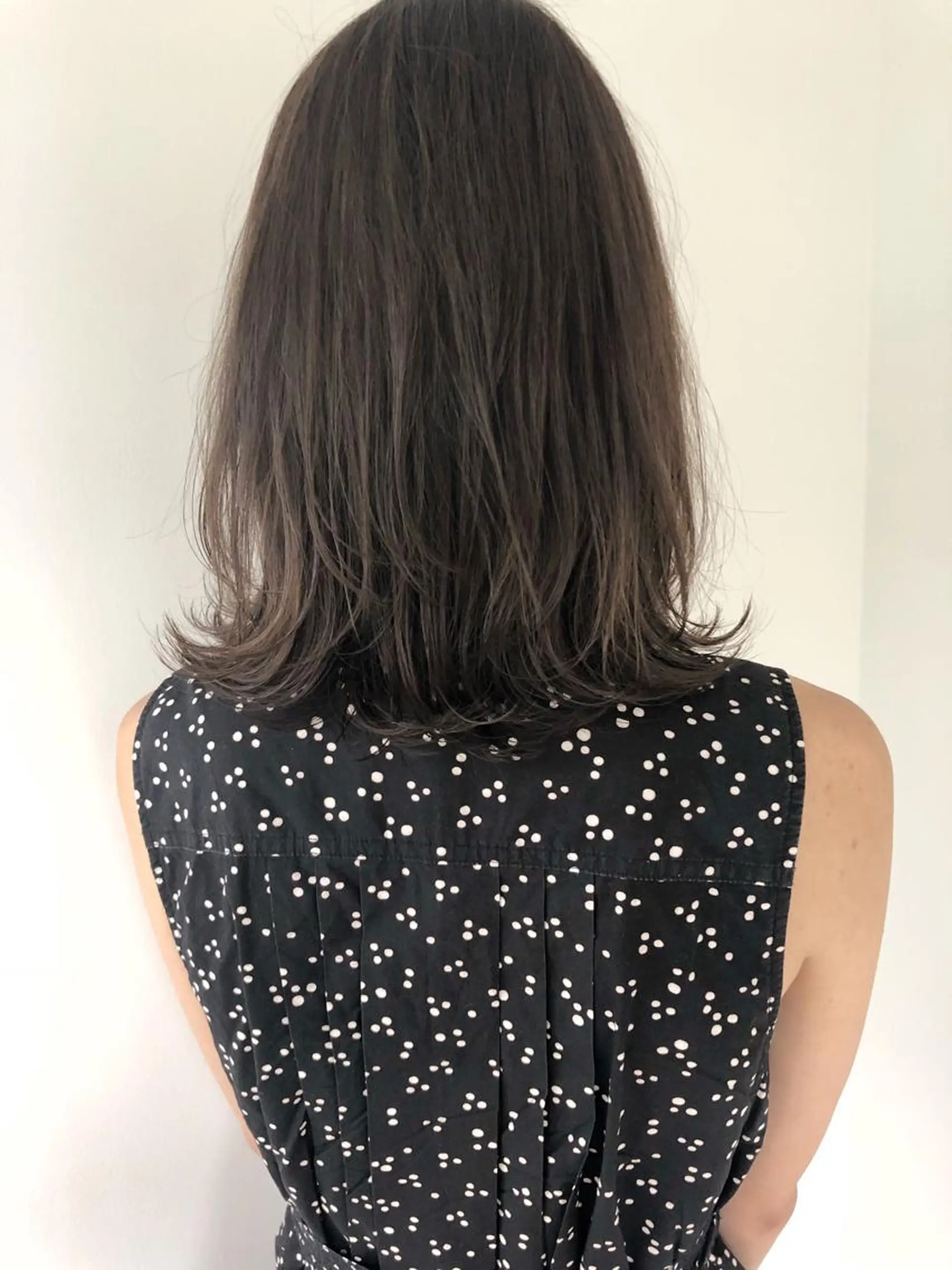 セミロング アッシュ アッシュグレー アッシュグレージュ ボブ/縮毛矯正 🌟梅田盛一🌟のヘアスタイル