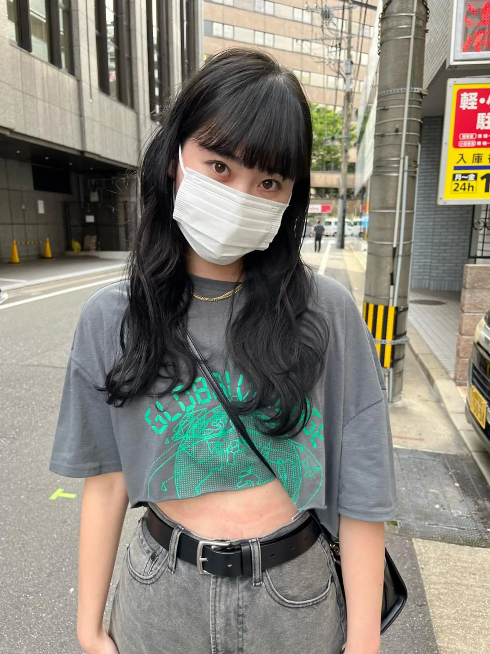 カラー こまつばらみお/レイ ヤー/ダブルカラーのヘアスタイル