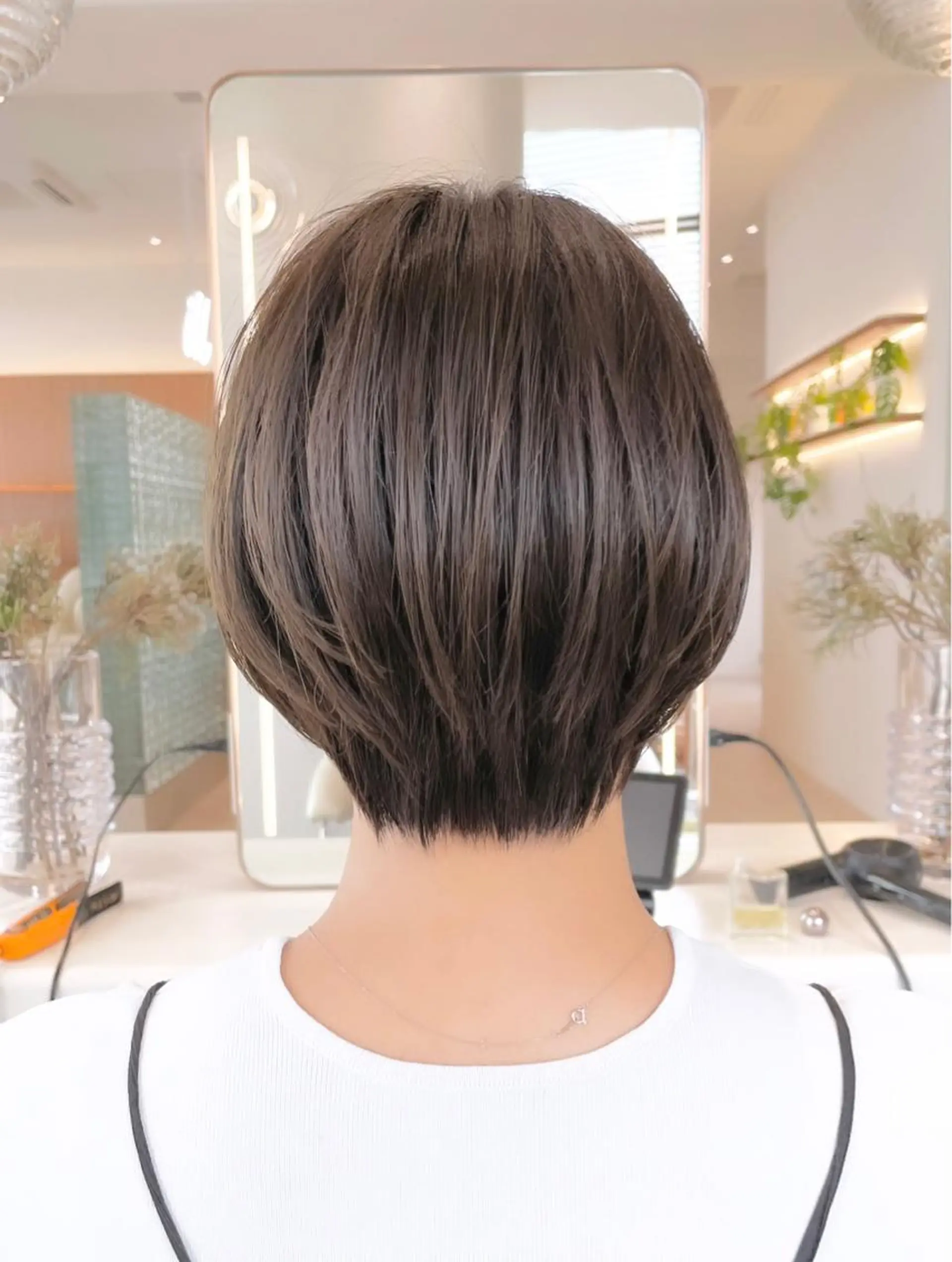 ショート カット ヘアカラー トリートメント 田中航平/渋谷ボブ/ レイヤーボブのヘアスタイル