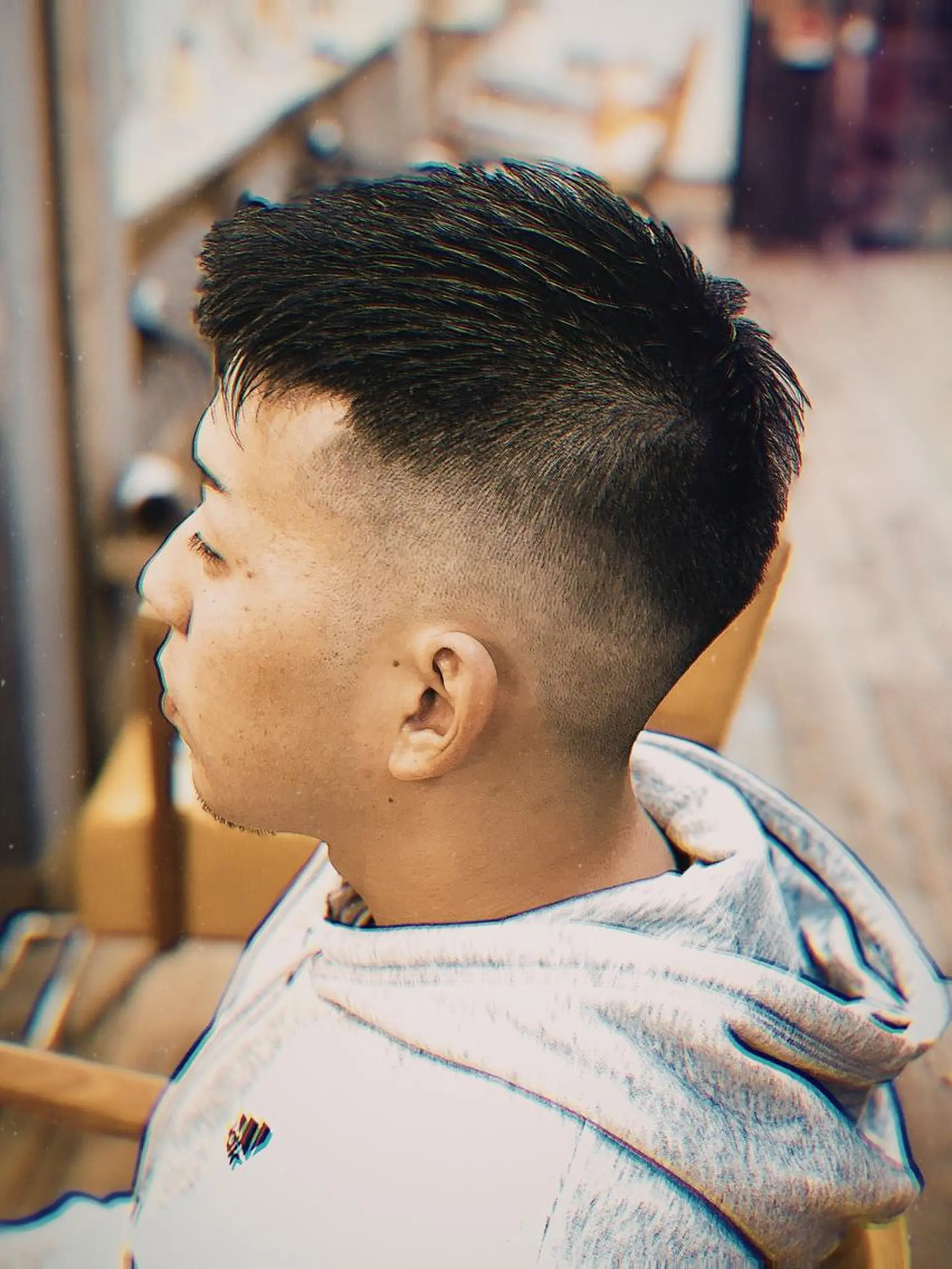 ショート メンズ 島岡 駿のヘアスタイル