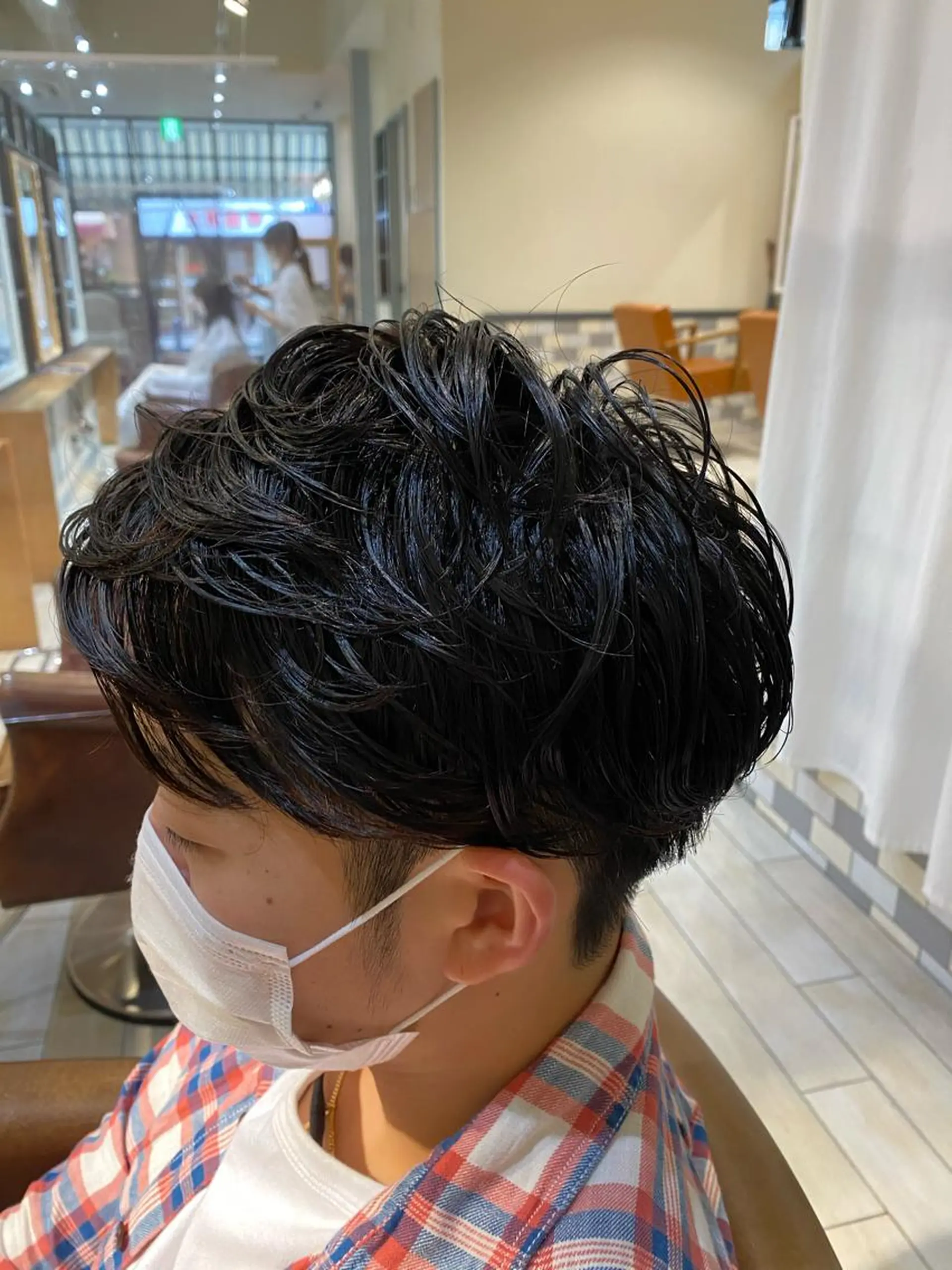 パーマ メンズ特化 ナカネ カツヤのヘアスタイル