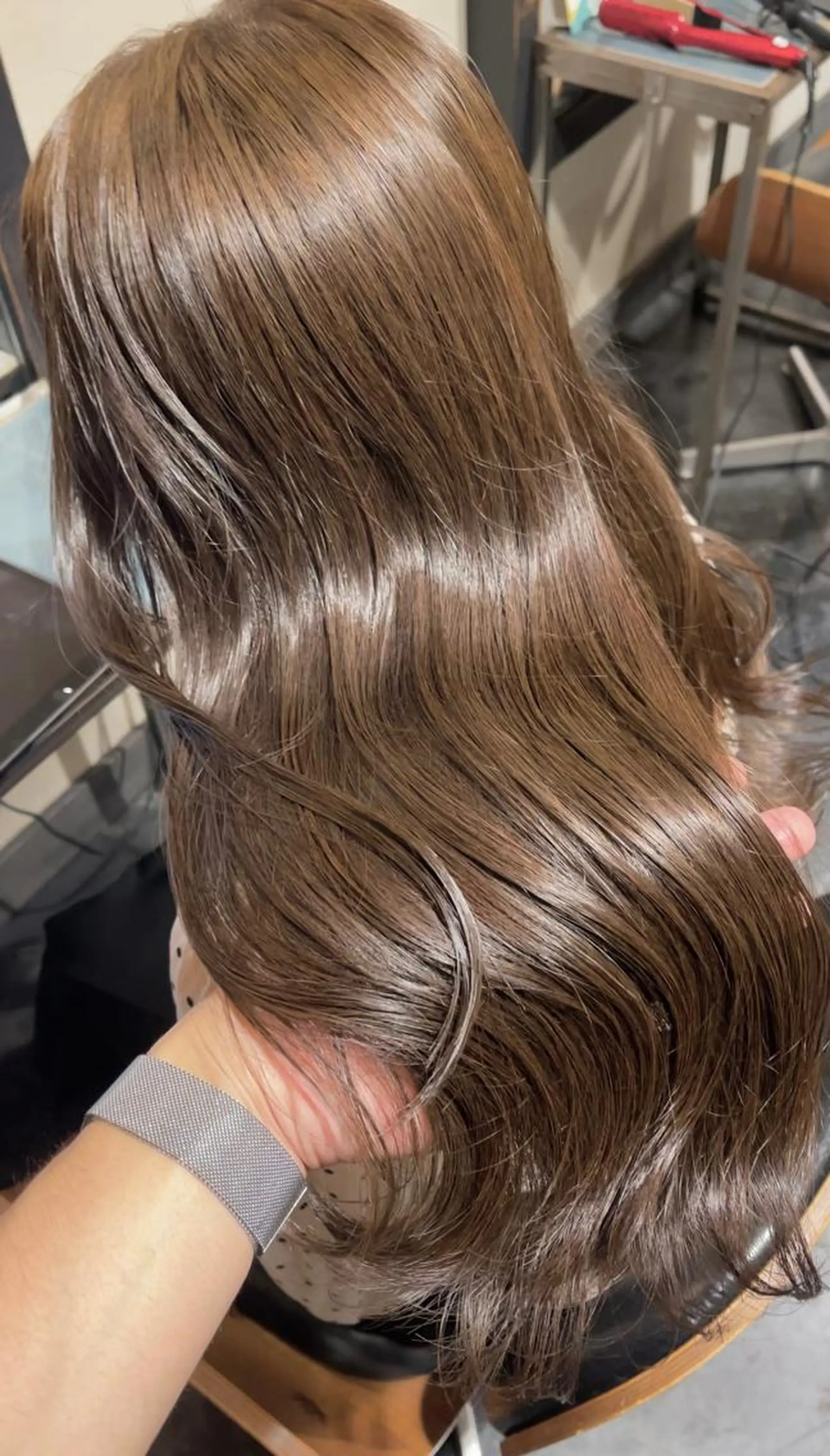 ロング カラー 泉 堅也のヘアスタイル