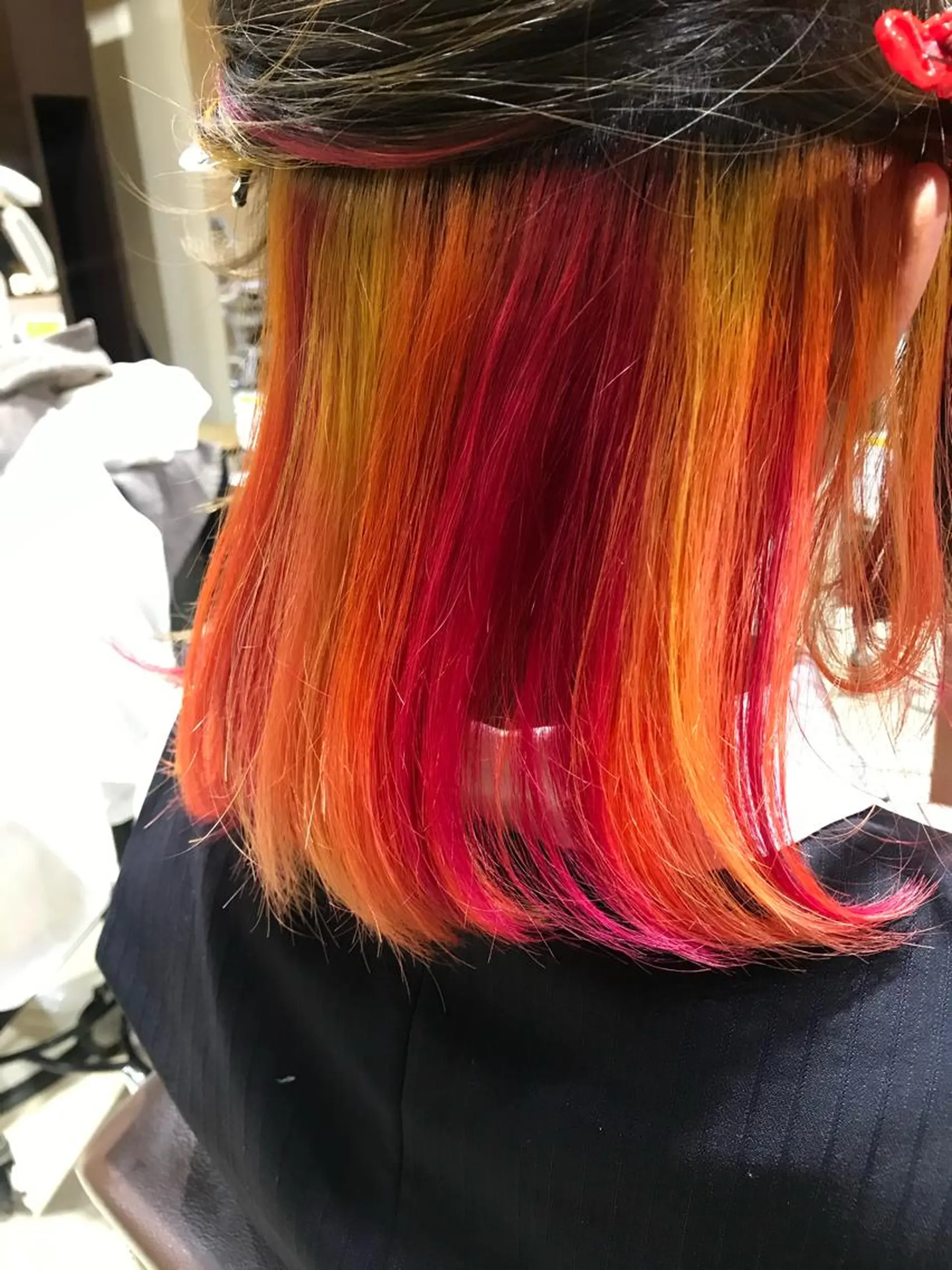 ミディアム カラー 工藤 惇のヘアスタイル