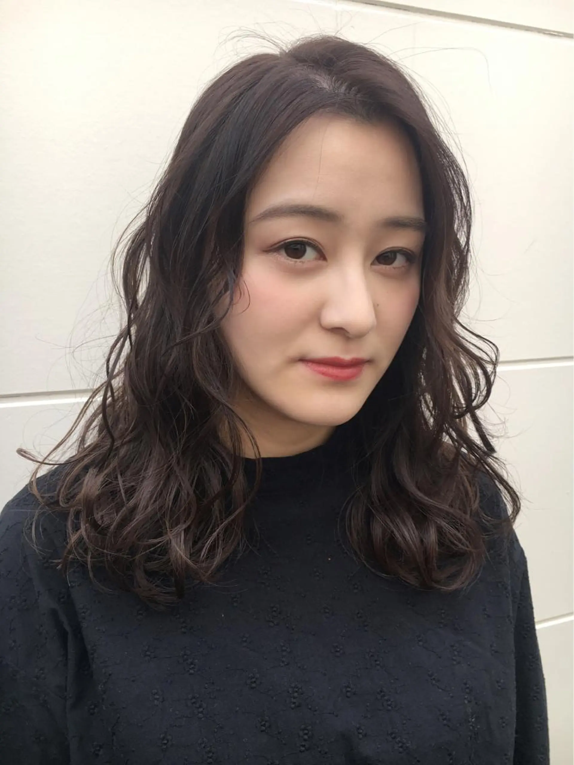 ロング カラー ヘアアレンジ 榎園 由美のヘアスタイル