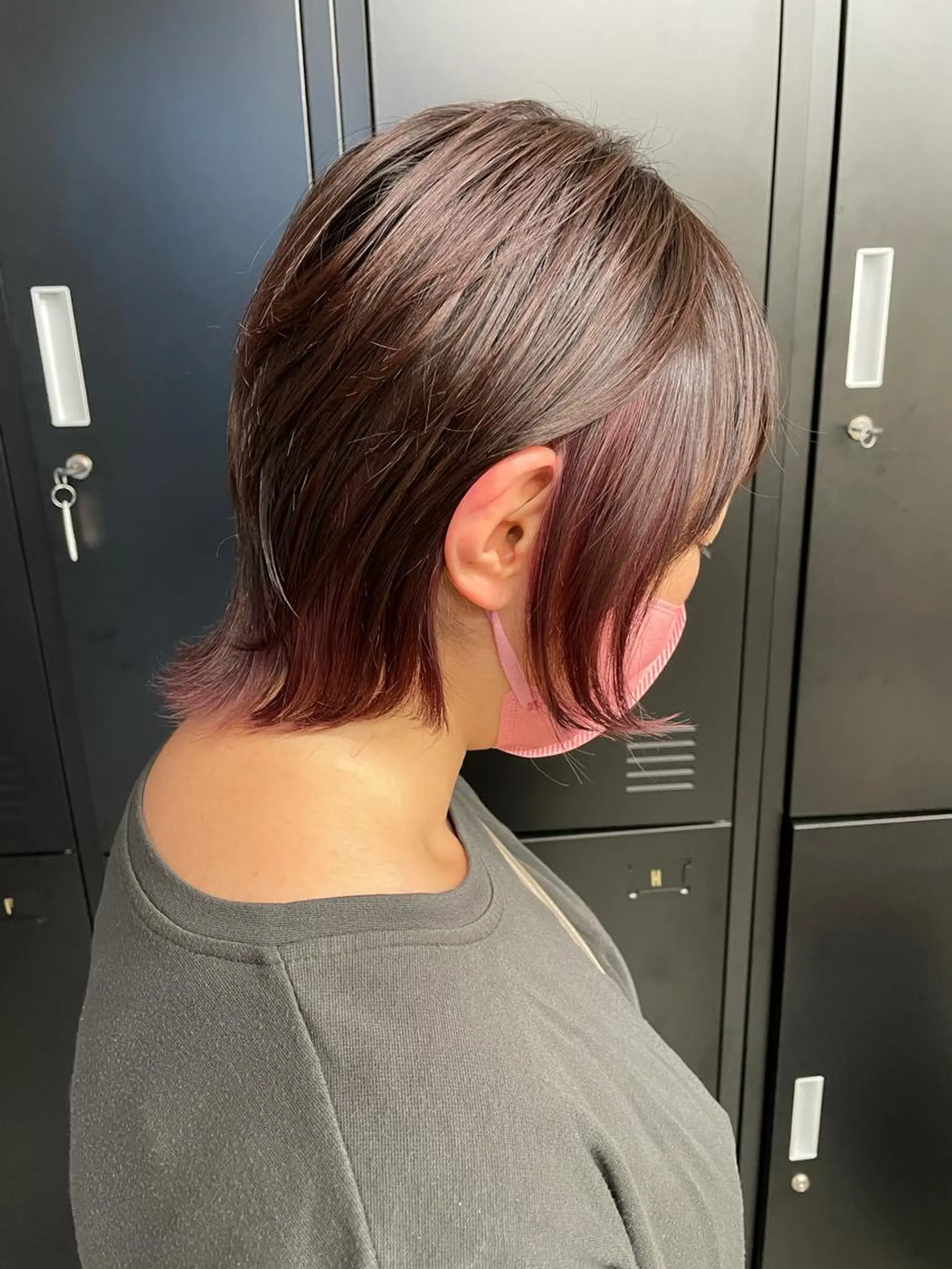 ショート ショートヘア ウルフカット カット ヘアカラー トリートメント 韓国風レイヤー ハイトーンRYOTAのヘアスタイル