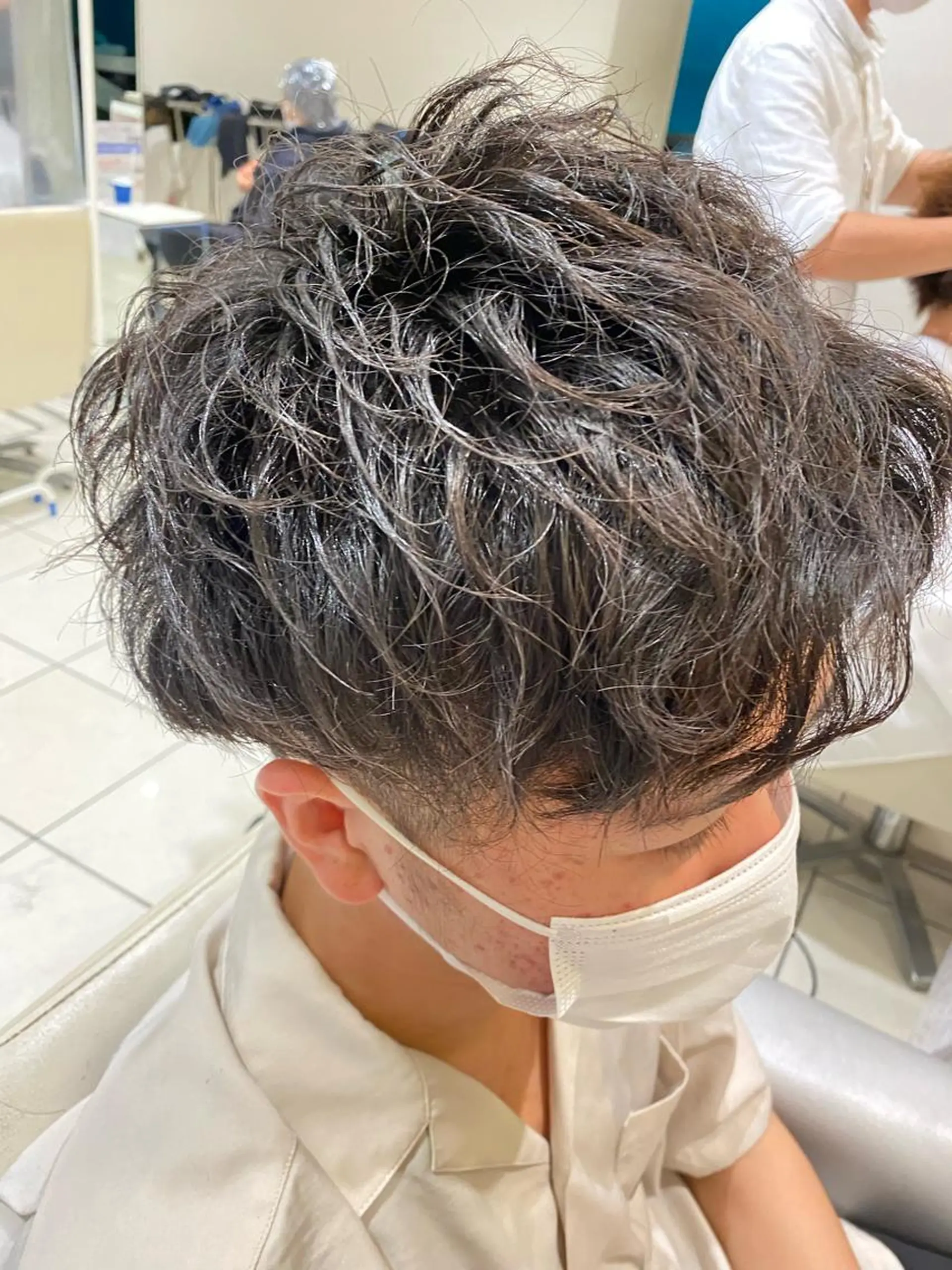メンズ メンズパーマ 副店長ユウタのヘアスタイル