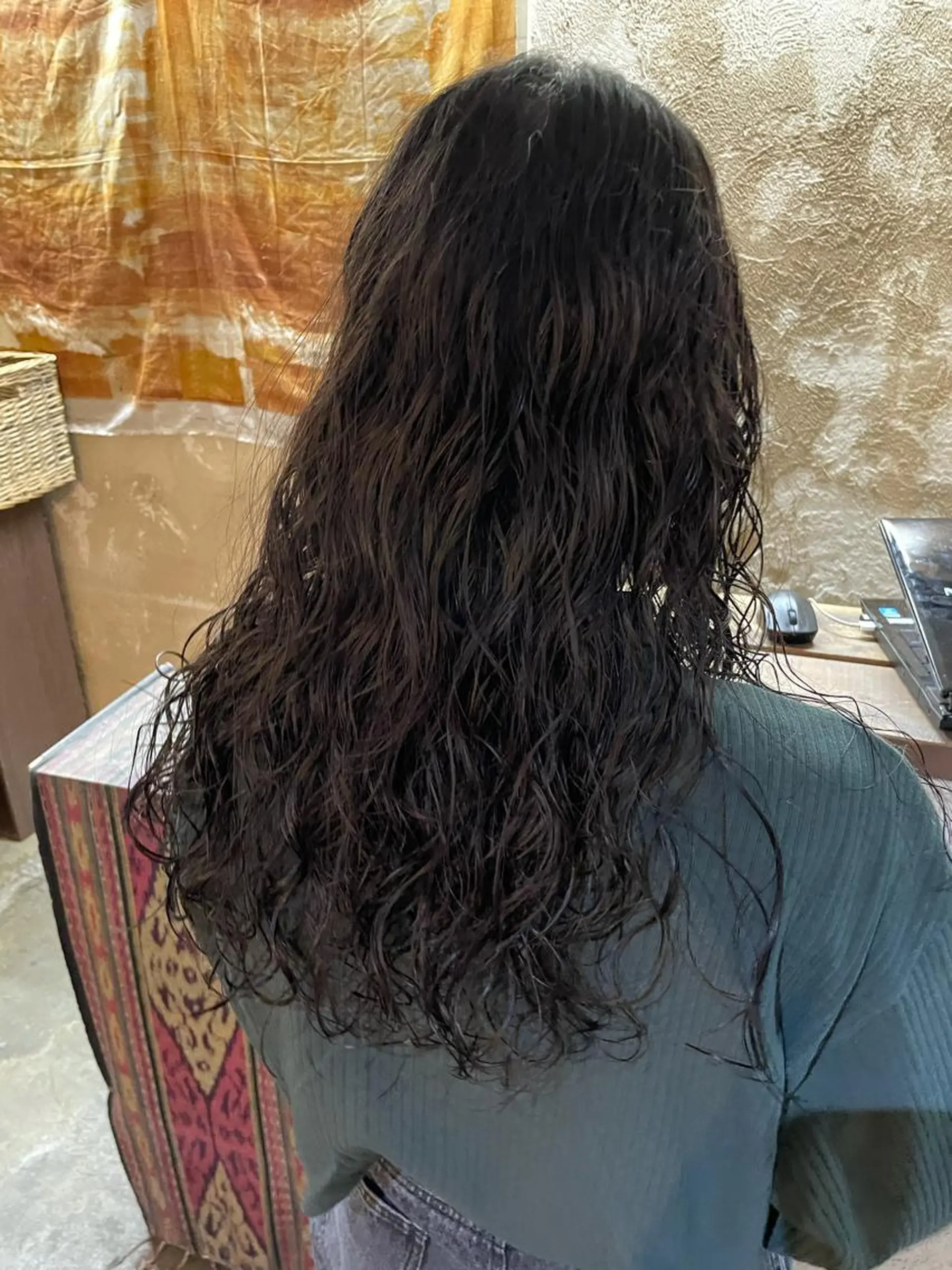 ロング パーマ キッズ カット パーマ トリートメント オトナヘア🌸 harukaのヘアスタイル