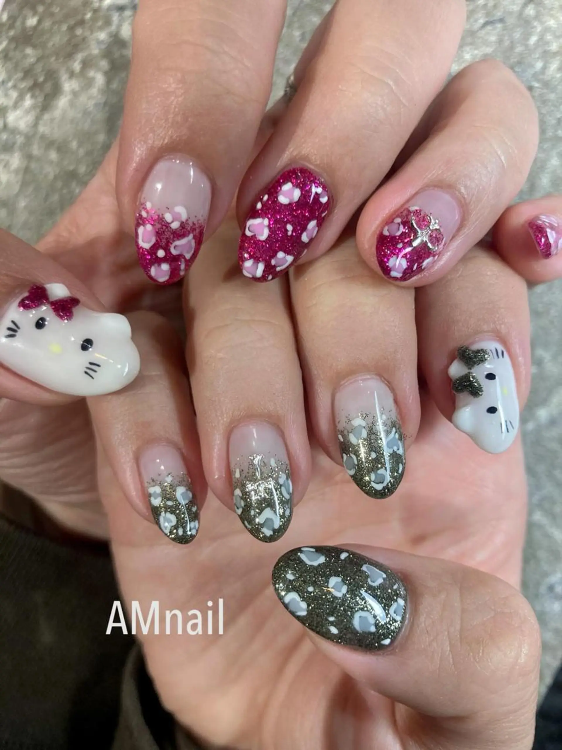 ネイル アートネイル 持ち込み ハンドネイル Am:nail 柏 SUE（スゥ）のネイルデザイン