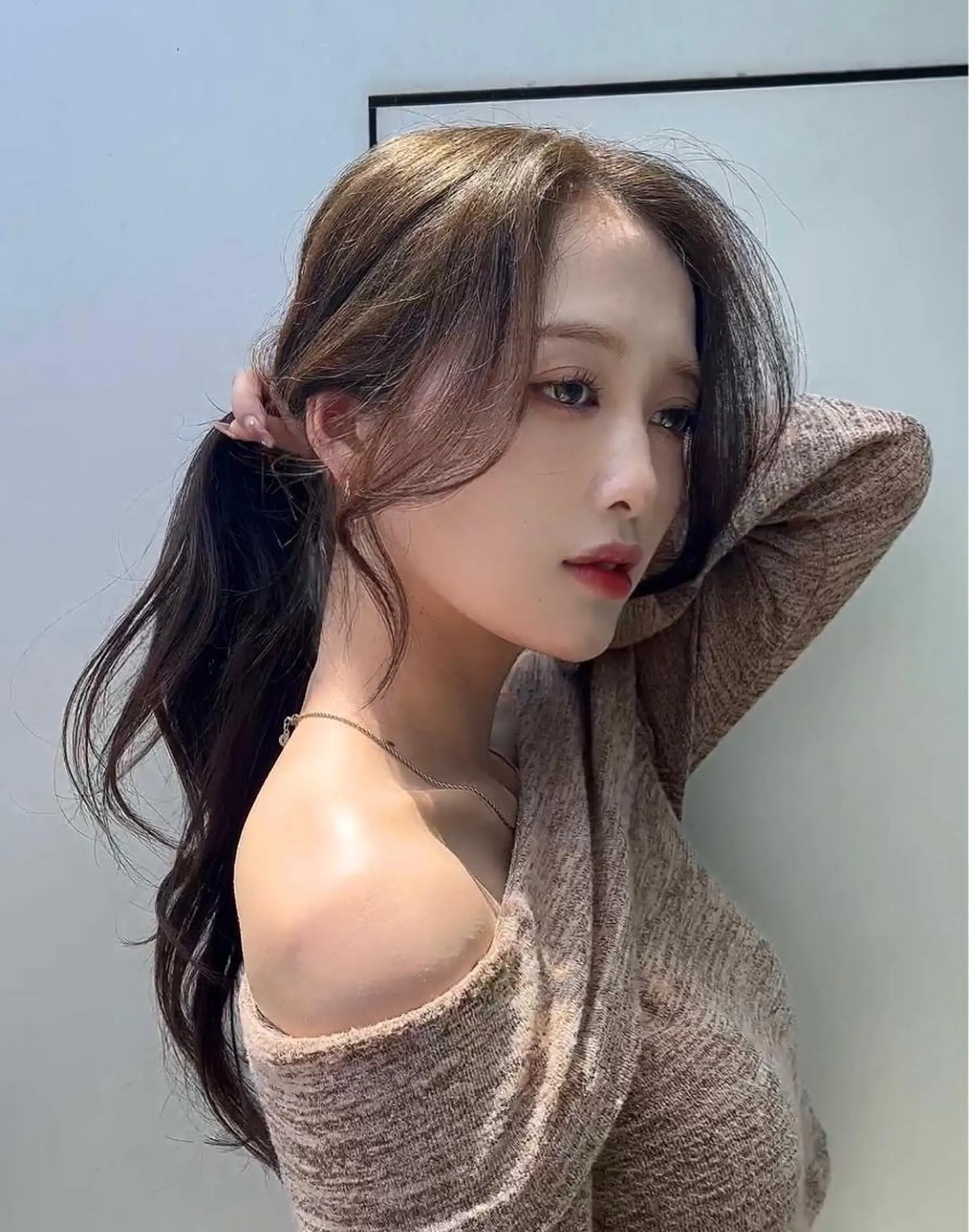 ロング カット ヘアカラー トリートメント 🌫️大人韓国ヘア 🌫️naoyaのヘアスタイル