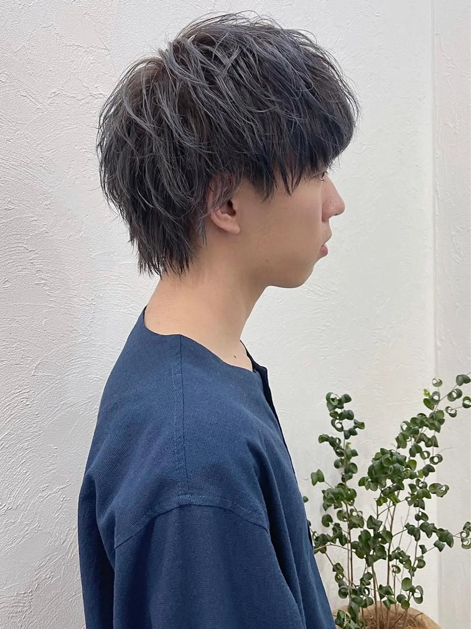 カラー メンズ メンズブリーチ ブリーチ ブルーカラー ブリーチダブルカラー 【koide】のヘアスタイル