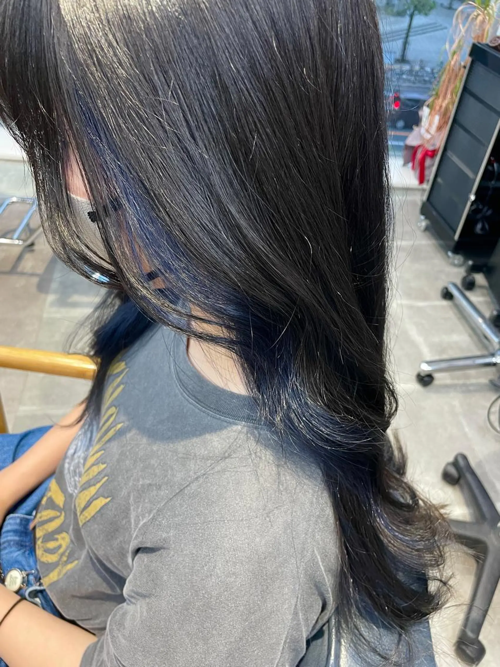 ロング カラー ヘアカラー トリートメント newi梅田🫧韓国 ヘア🫧sakiのヘアスタイル