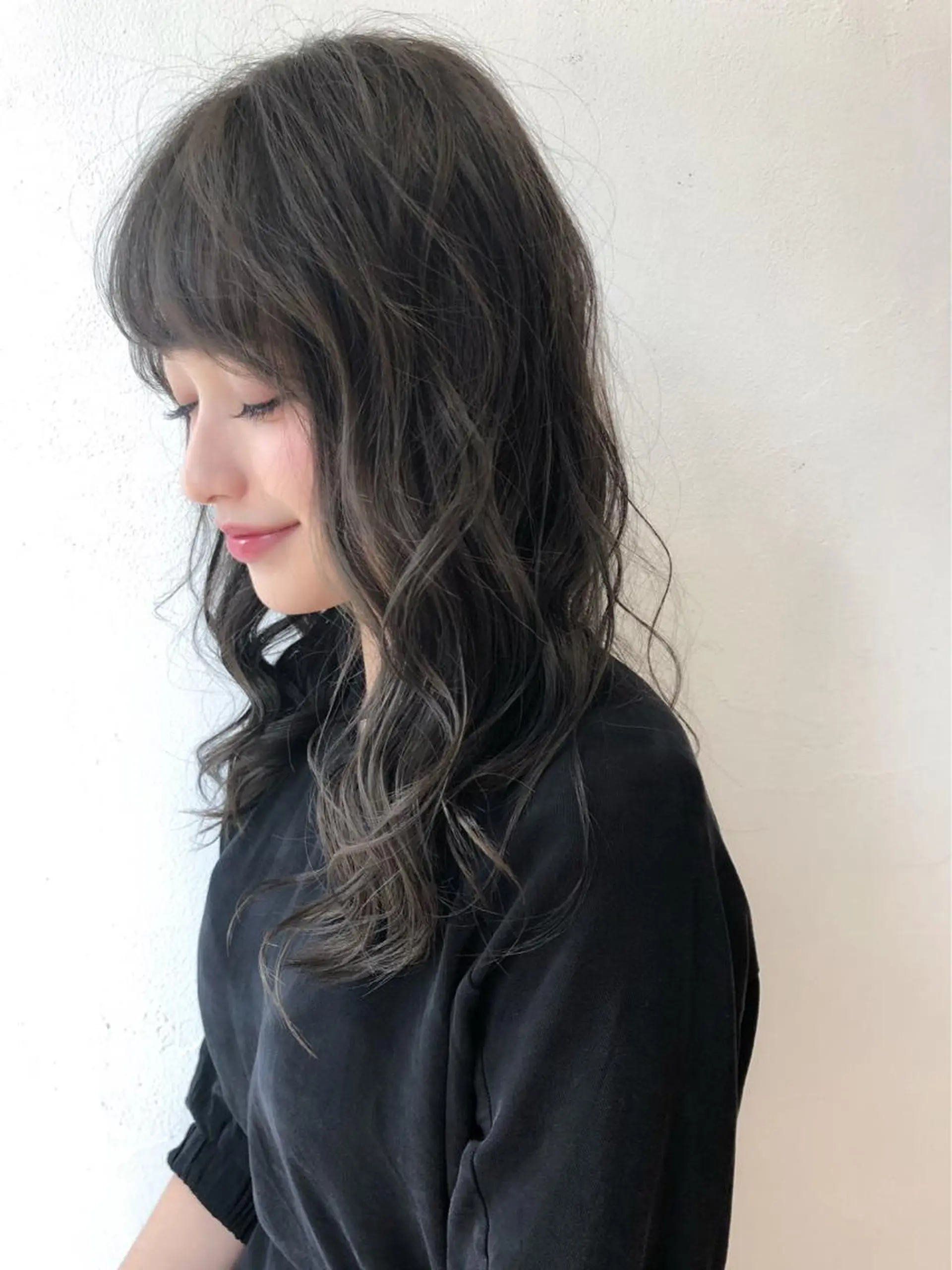 ミディアム カラー グレージュ メンズカット特化柏駅 徒歩3分LOUのヘアスタイル